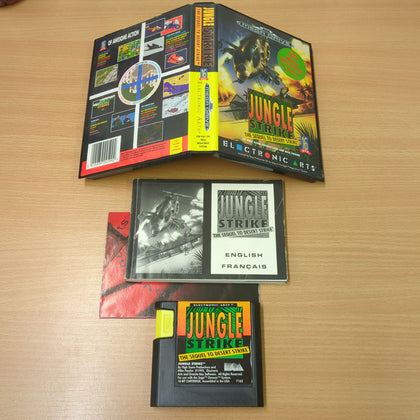 Jungle Strike: The Sequel to Desert Strike Sega Mega Drive game complete