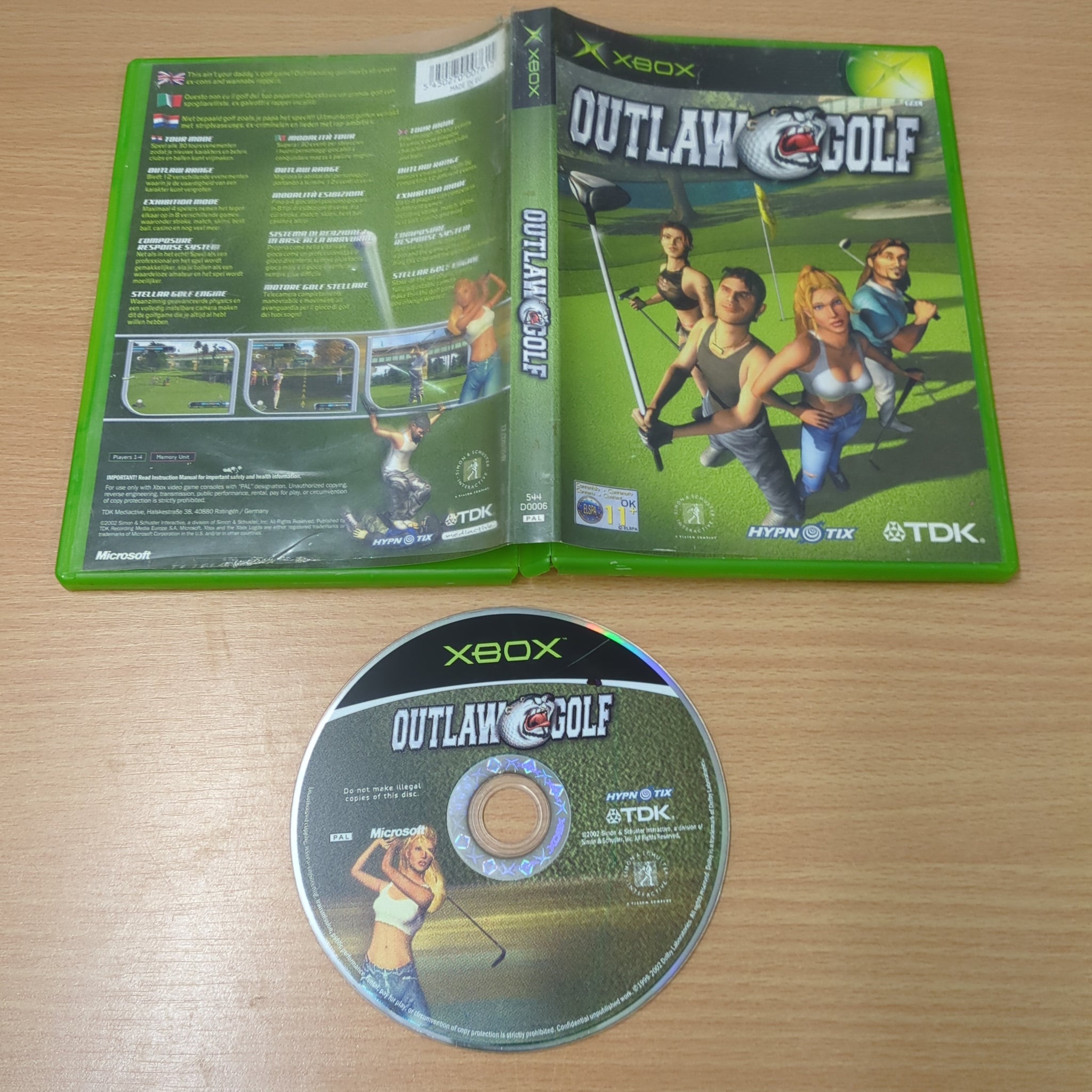 Outlaw Golf original Xbox game