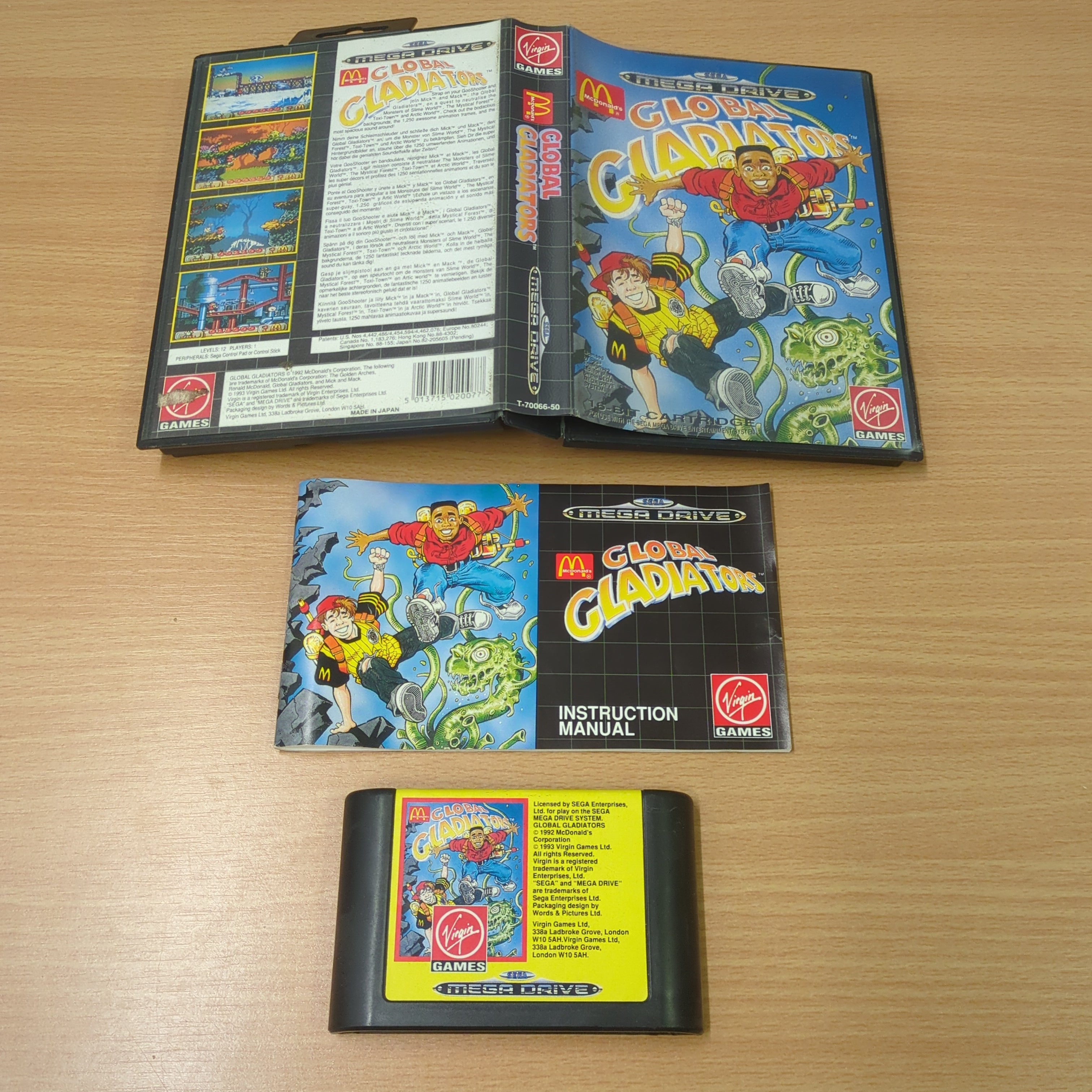 Global Gladiators Sega Mega Drive game