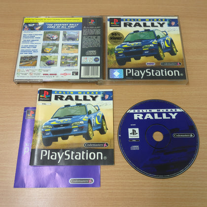 Colin McRae Rally Sony PS1 game