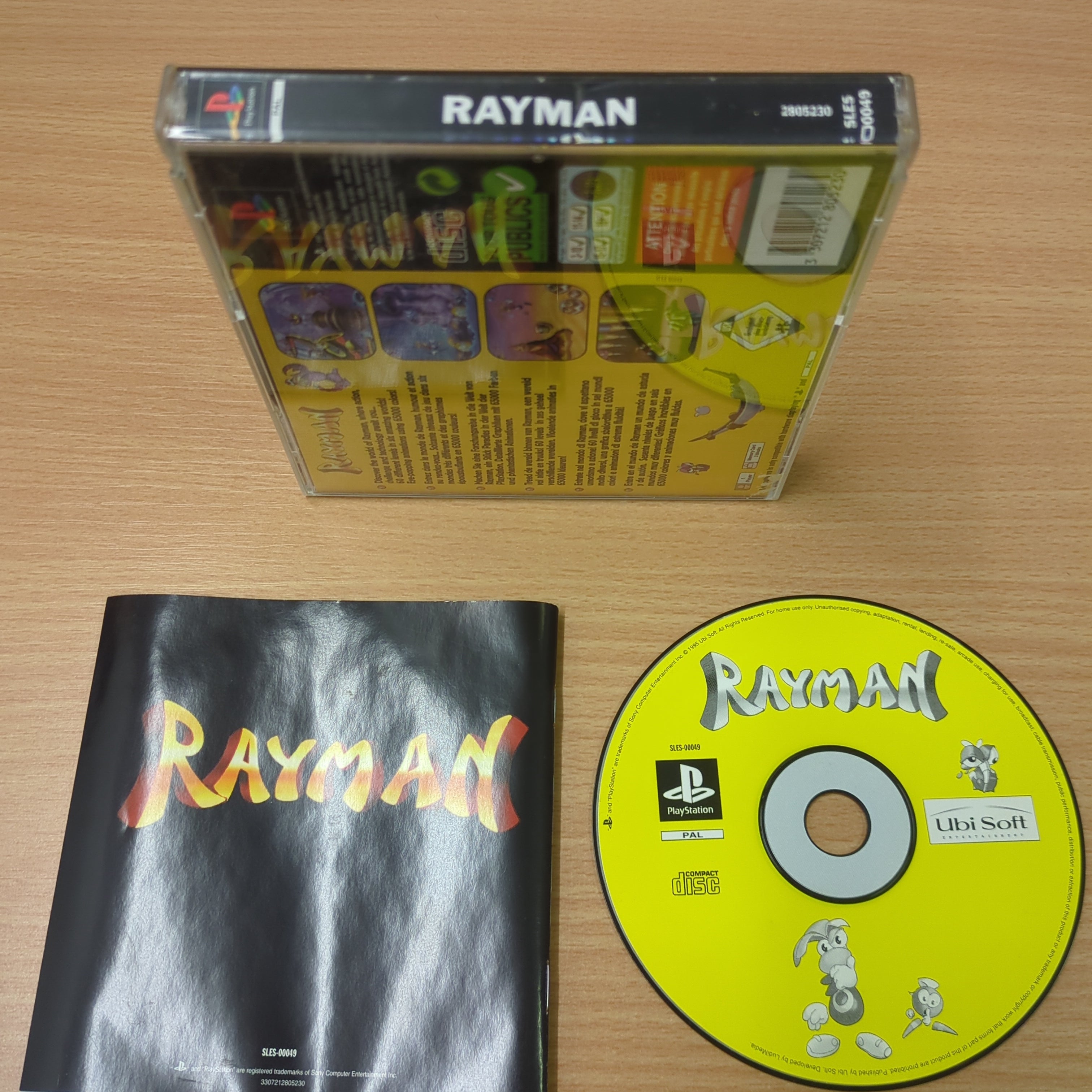 Rayman Sony PS1 game