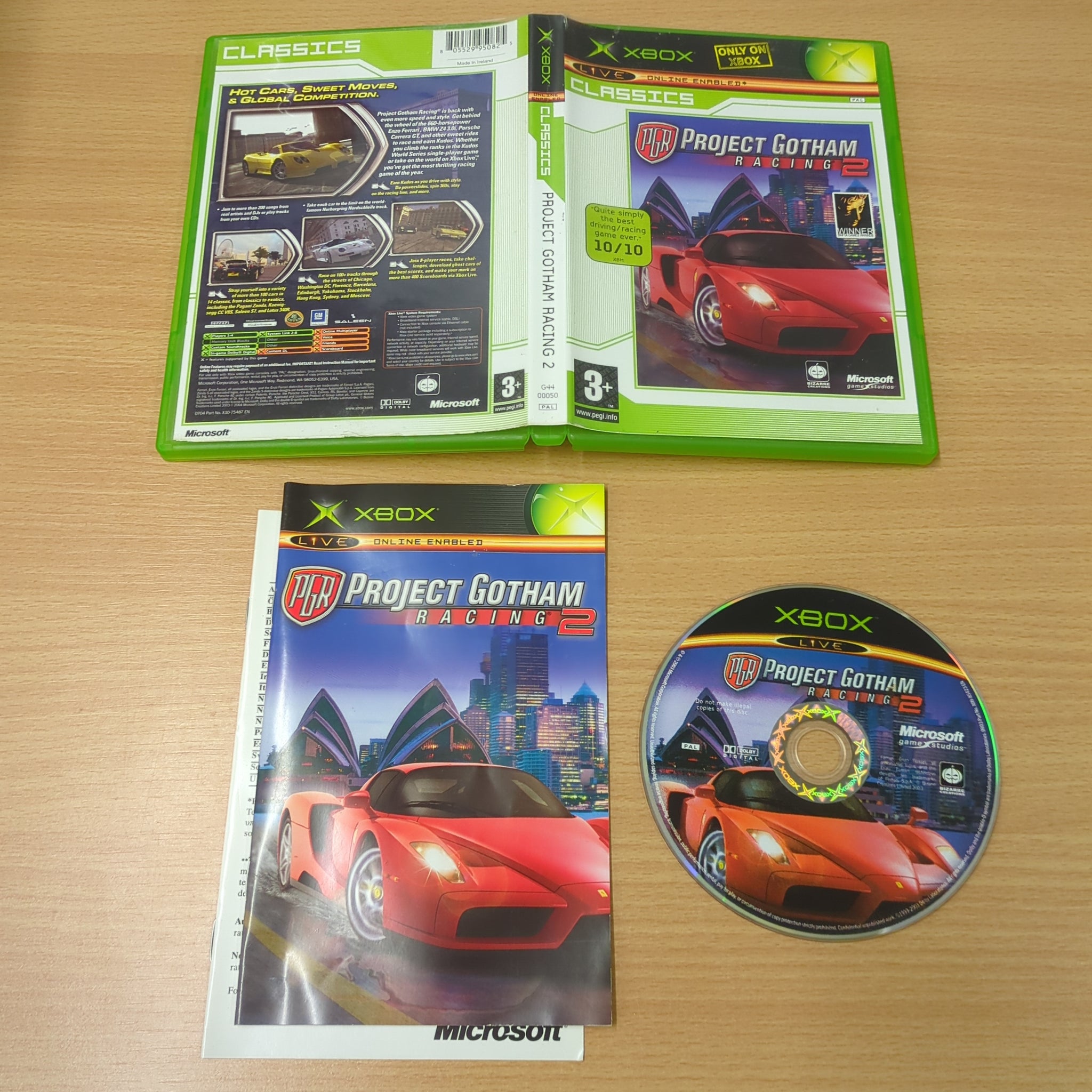 Project Gotham Racing 2 (Classics) original Xbox game
