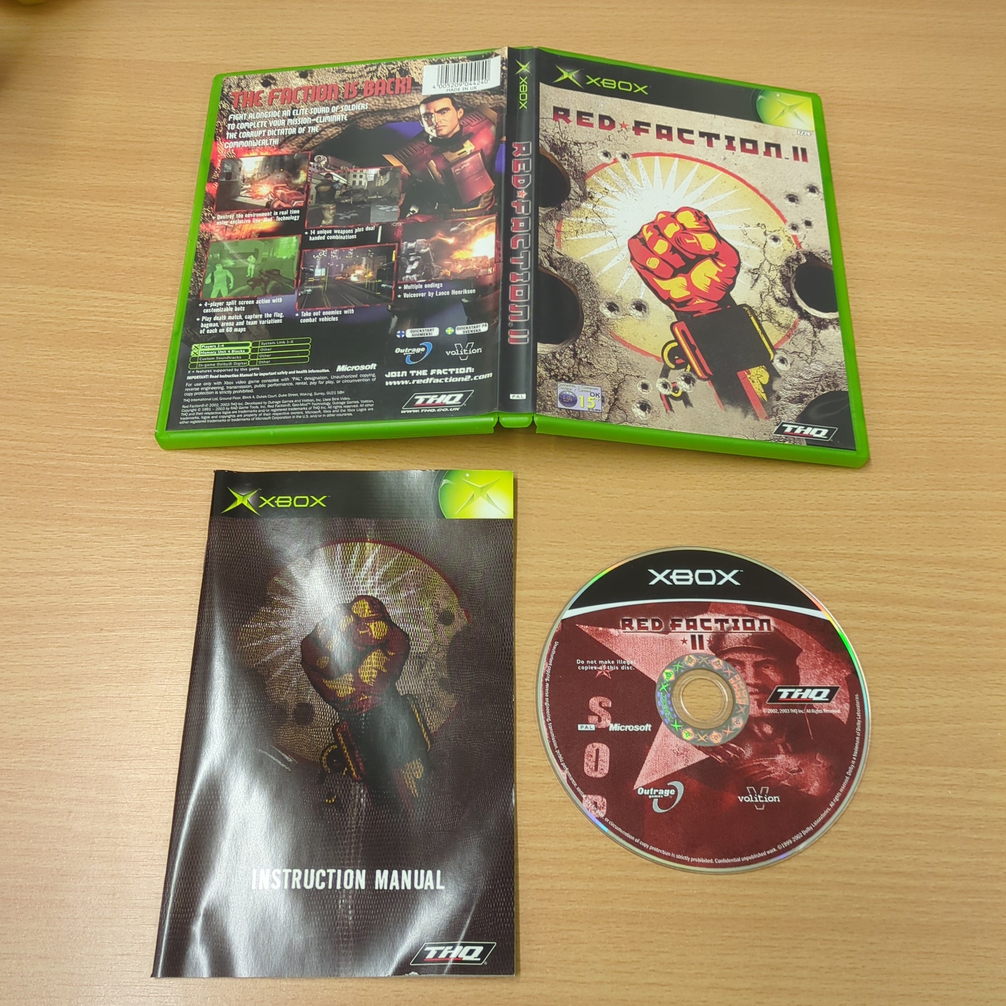 Red Faction II original Xbox game