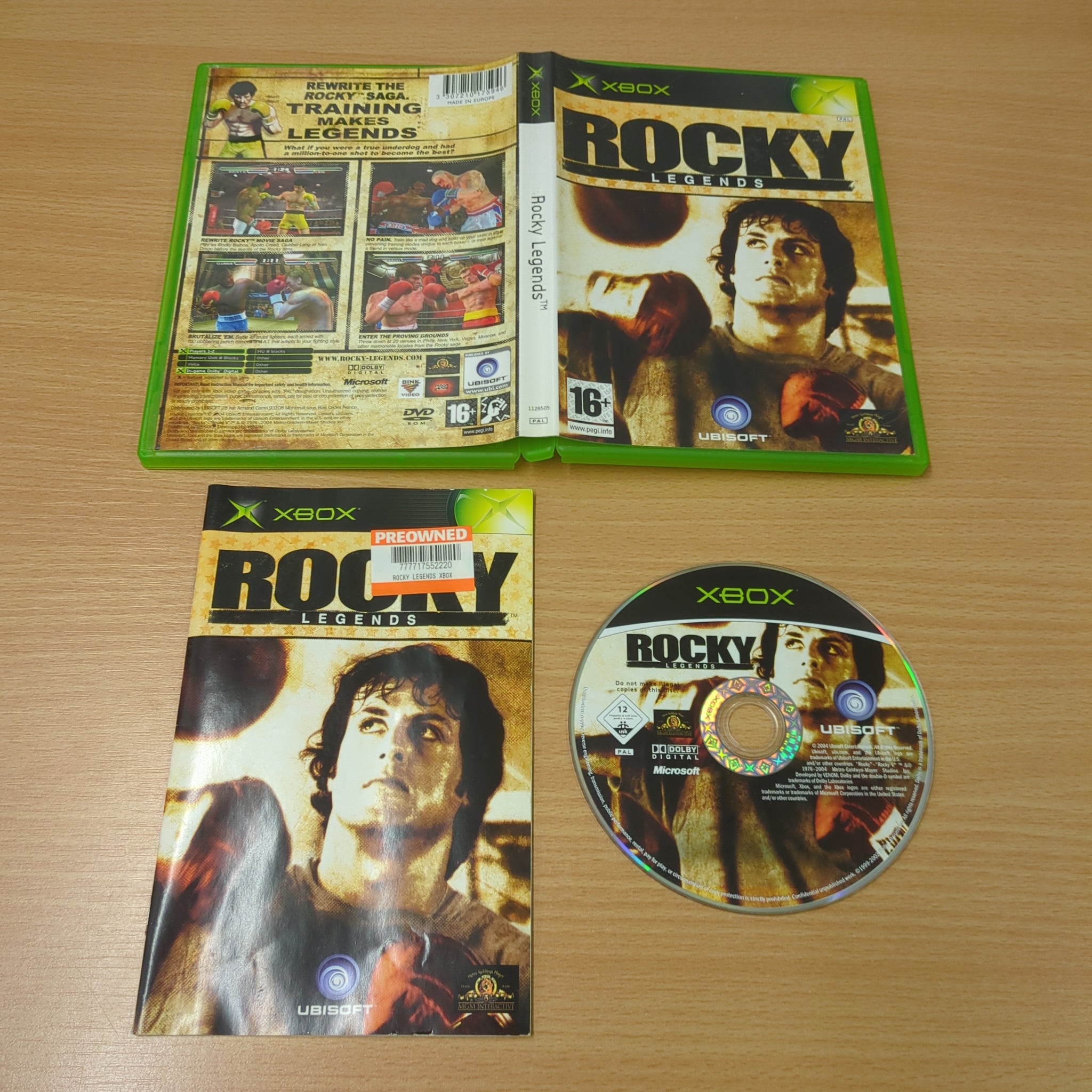 Rocky Legends original Xbox game