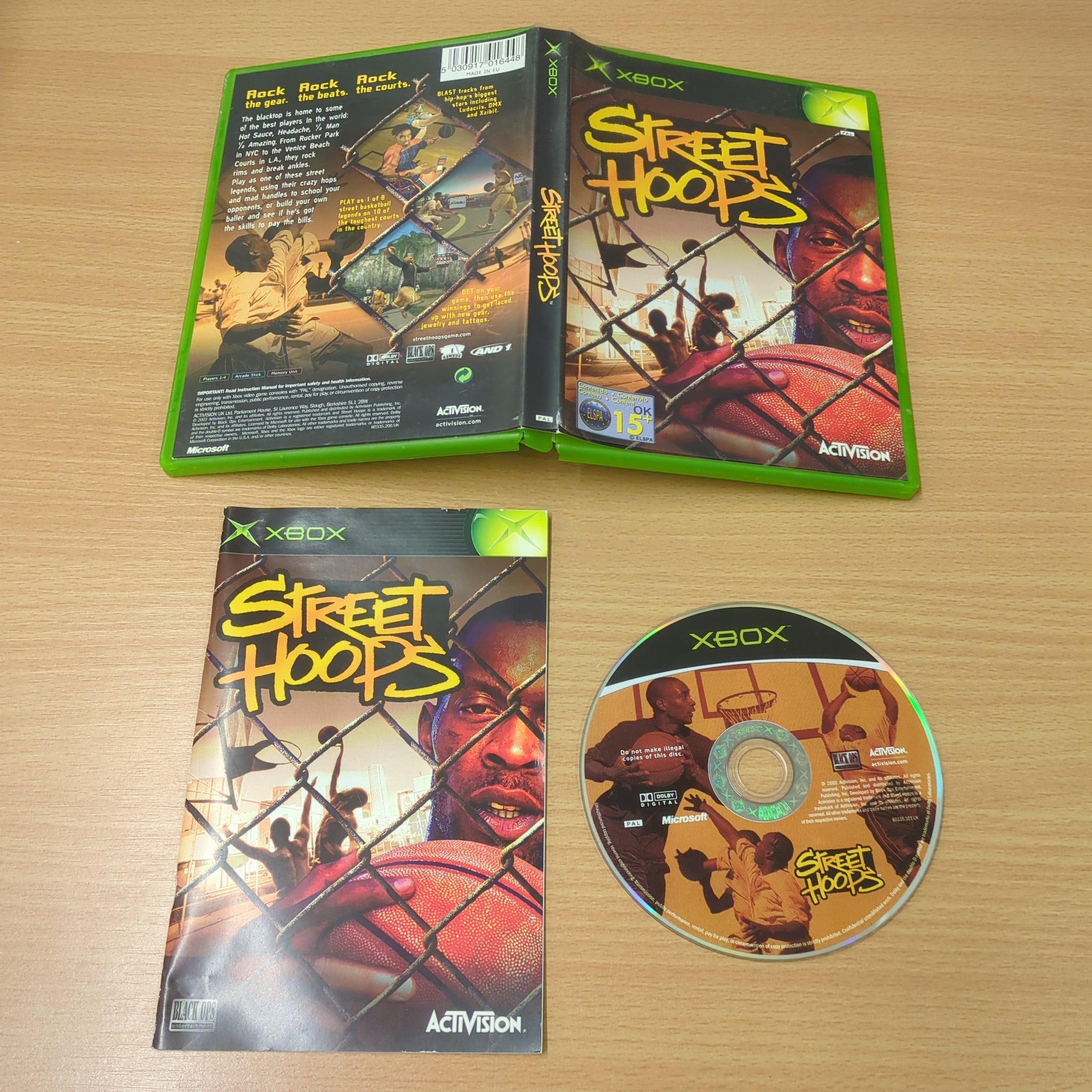 Street Hoops original Xbox game