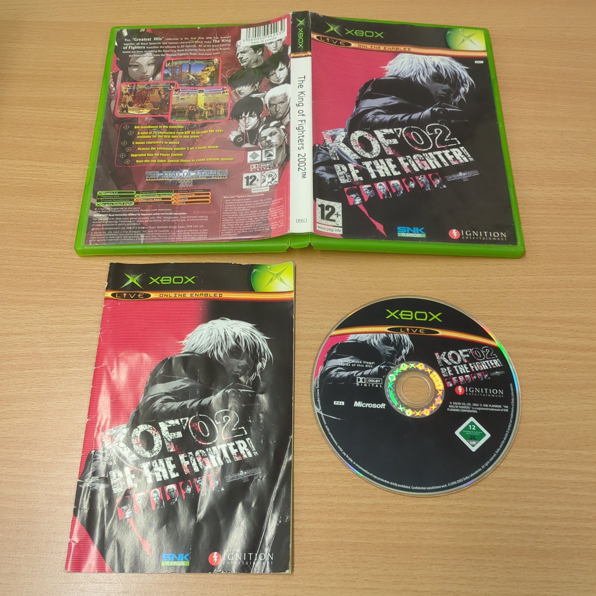 The King of Fighters 2002 original Xbox game