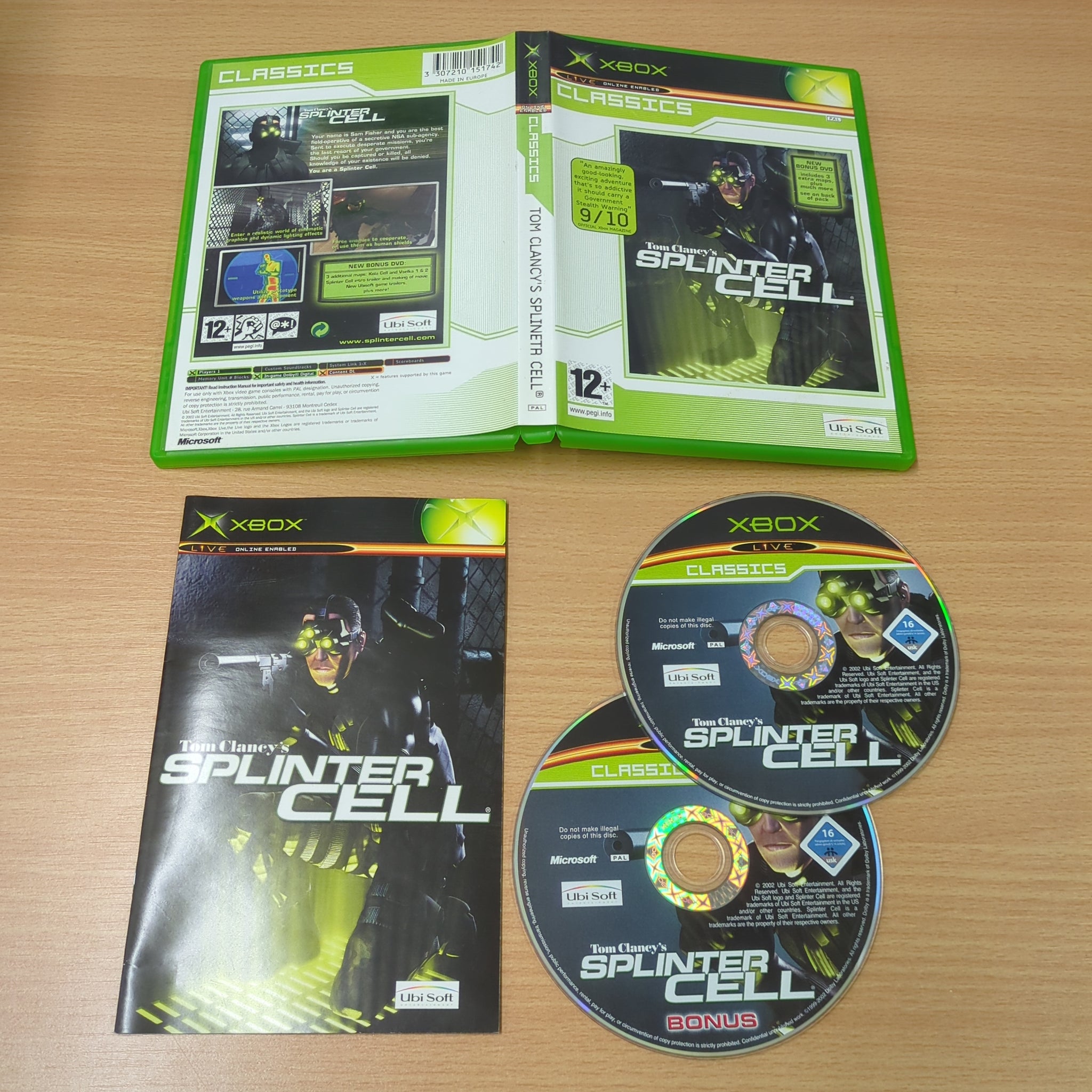 Tom Clancy’s Splinter Cell 259.00 8BitBeyond – retro game store uk