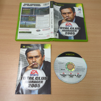 Total Club Manager 2005 original Xbox game