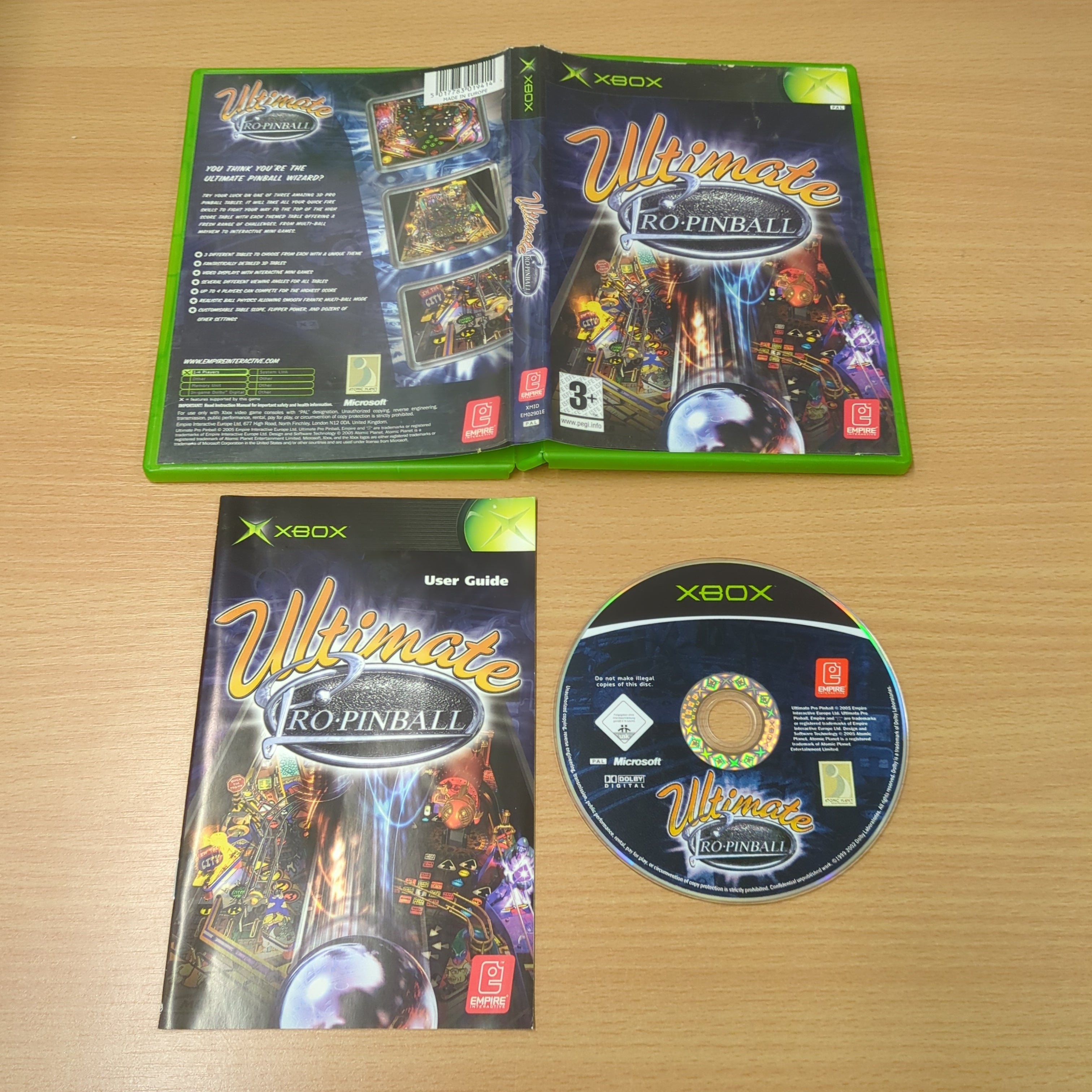 Ultimate Pro Pinball original Xbox game