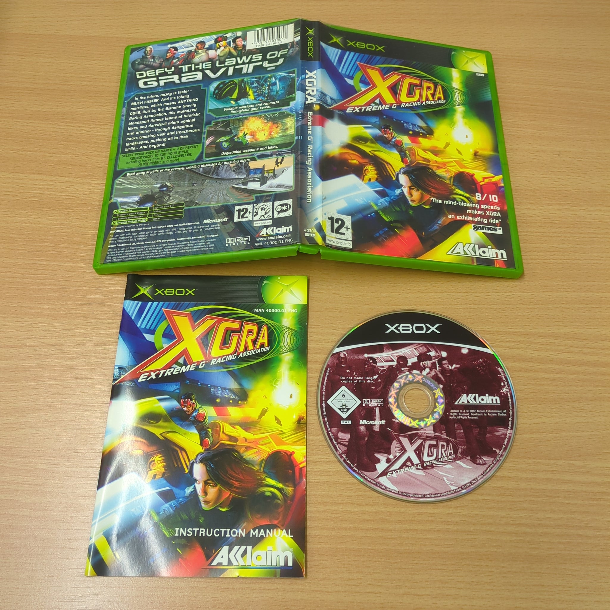 XGRA: Extreme G Racing Association original Xbox game