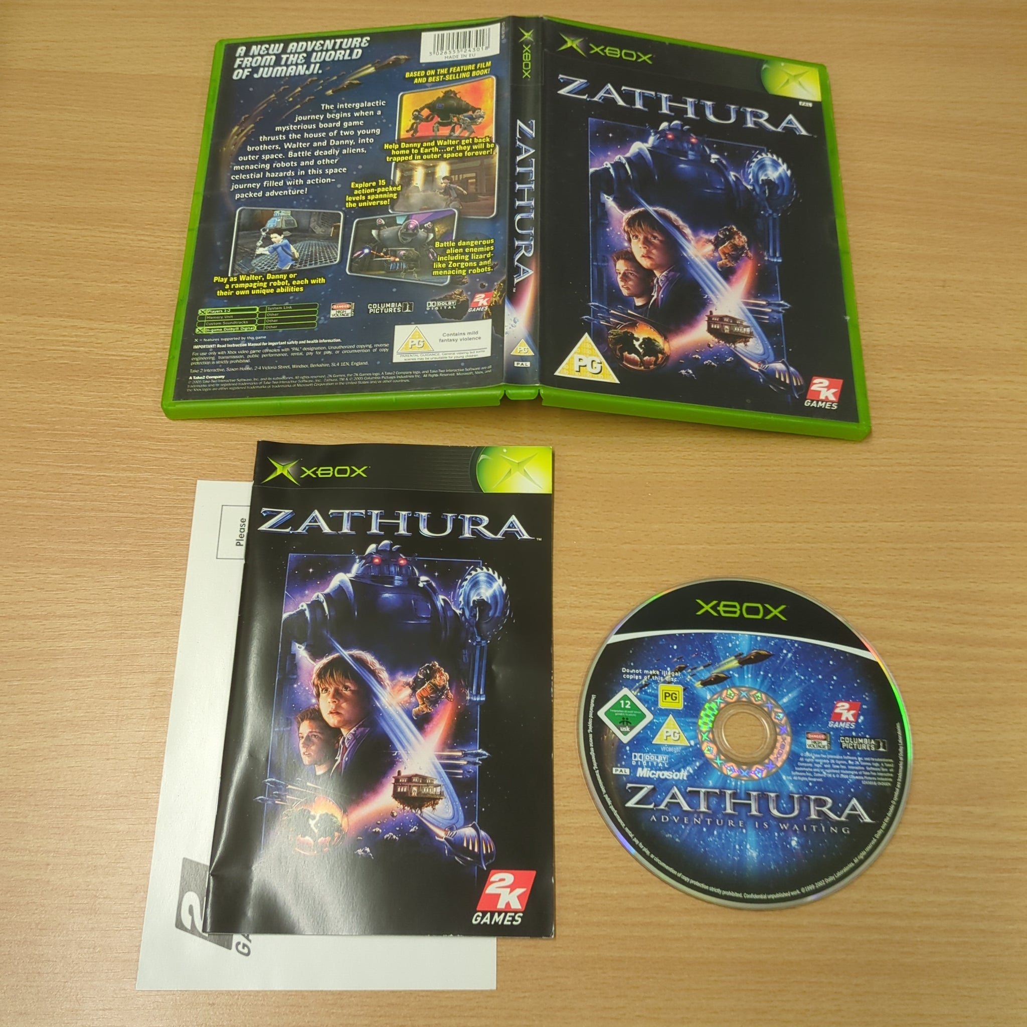 Zathura original Xbox game