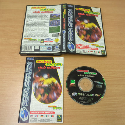 Actua Soccer: Club Edition Sega Saturn game