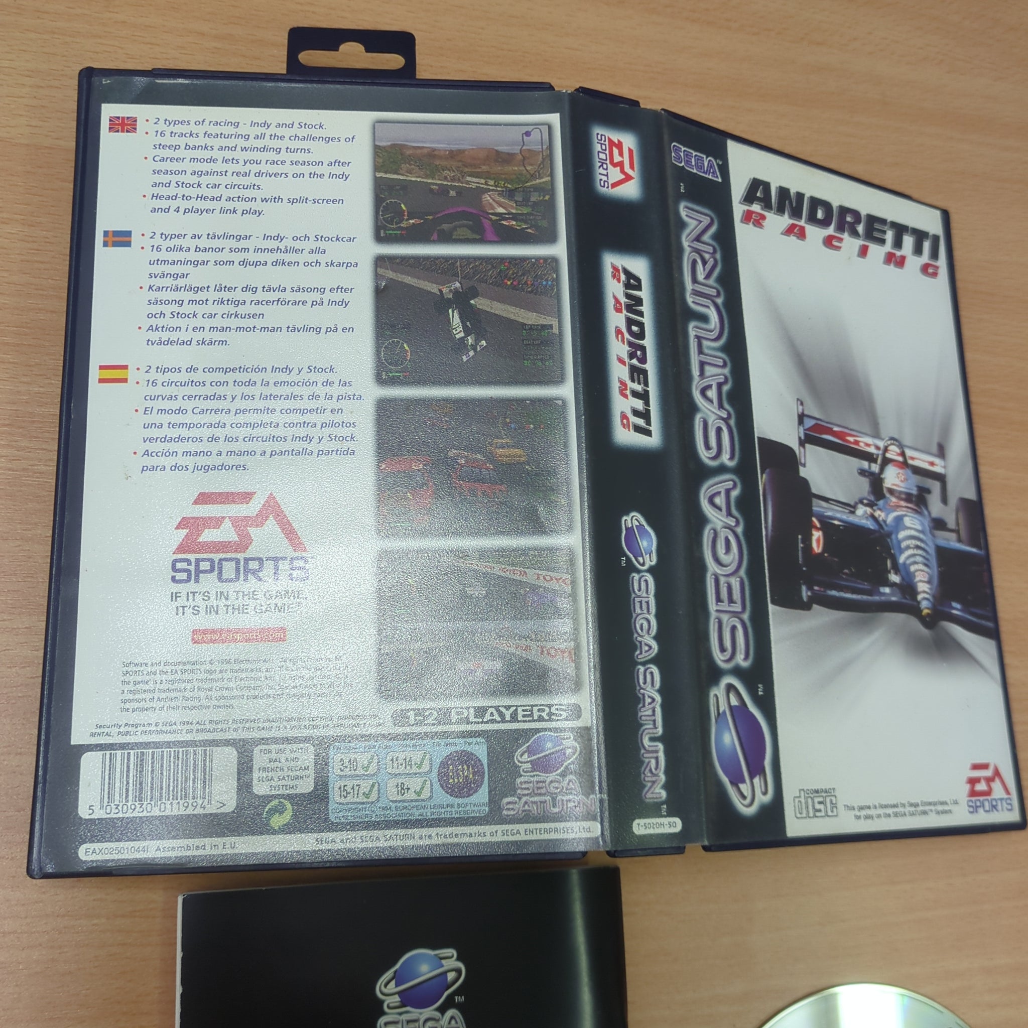 Andretti Racing Sega Saturn game