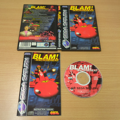 Blam! Machinehead Sega Saturn game