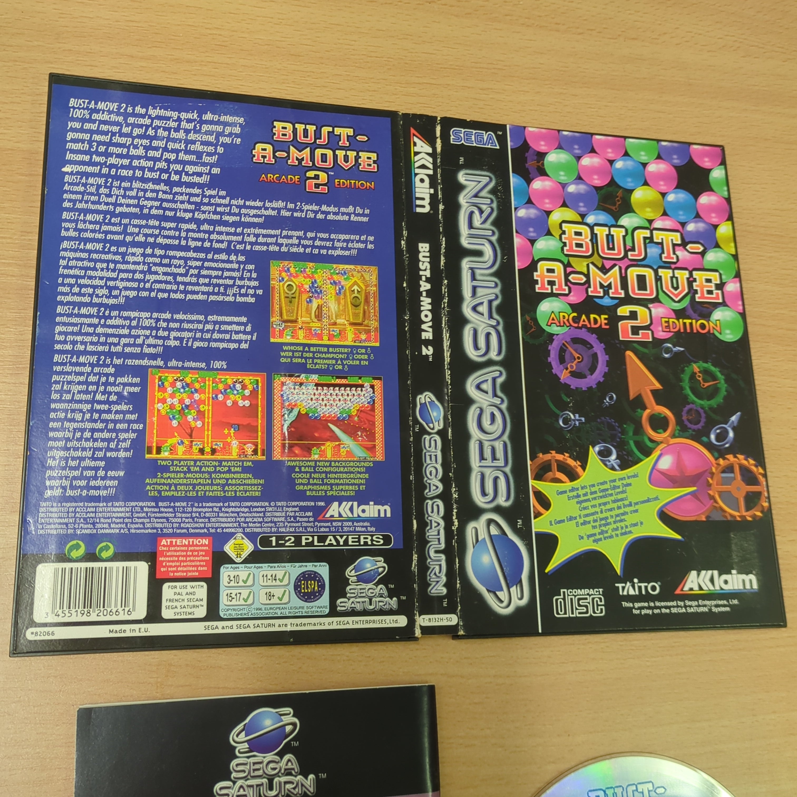 Bust-A-Move 2 Sega Saturn game