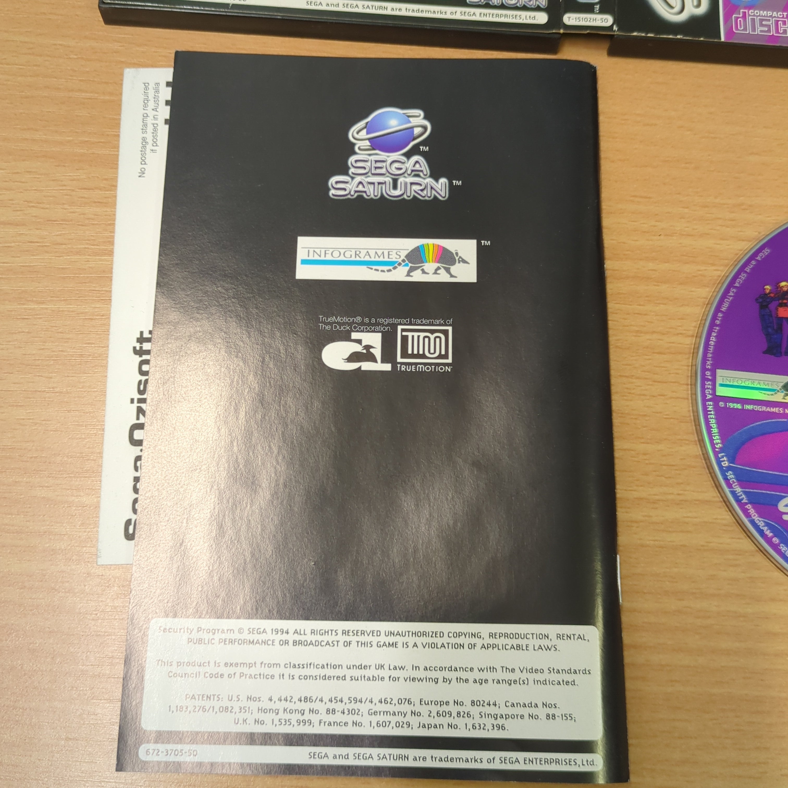 Chaos Control Sega Saturn game