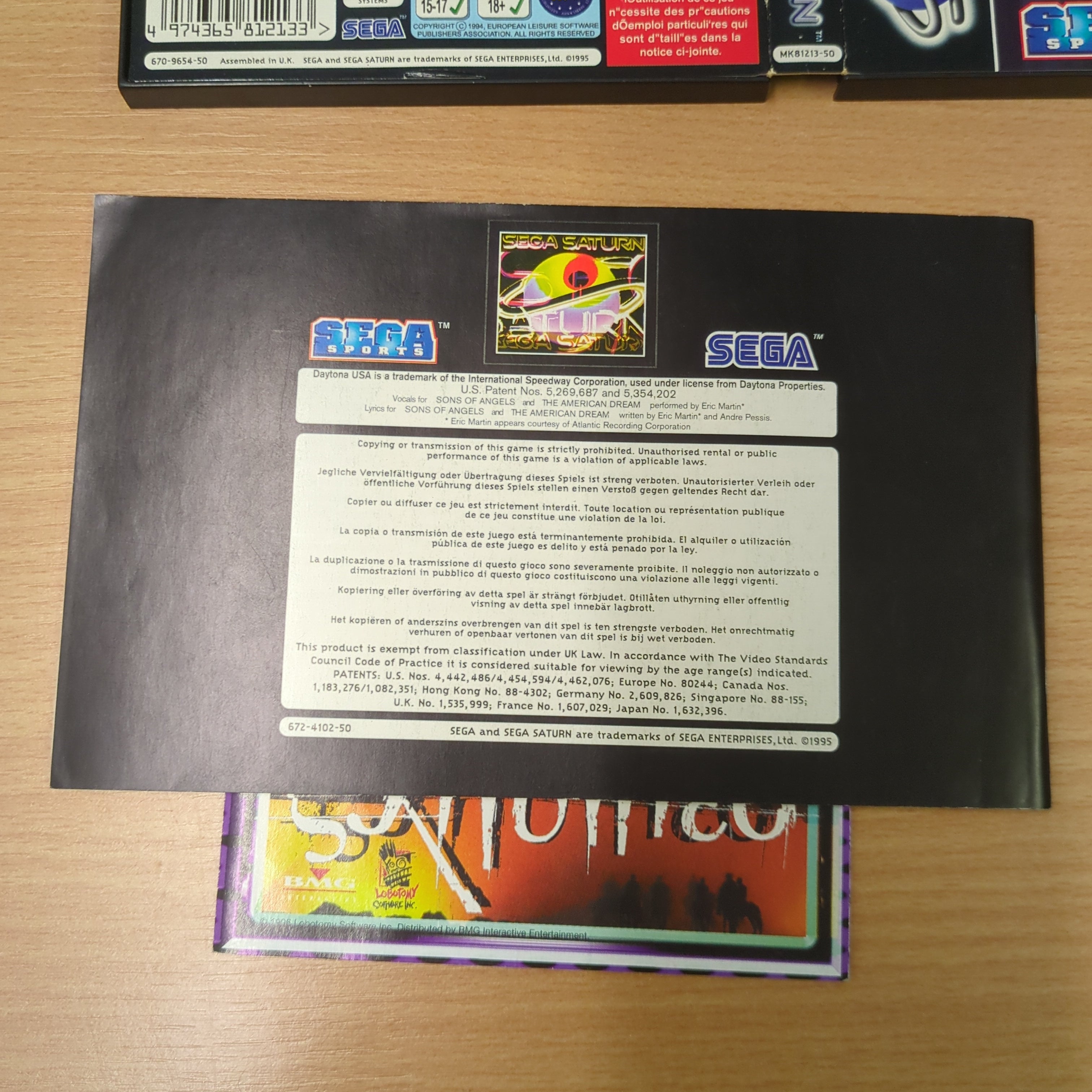 Daytona USA Championship Circuit Edition Sega Saturn game