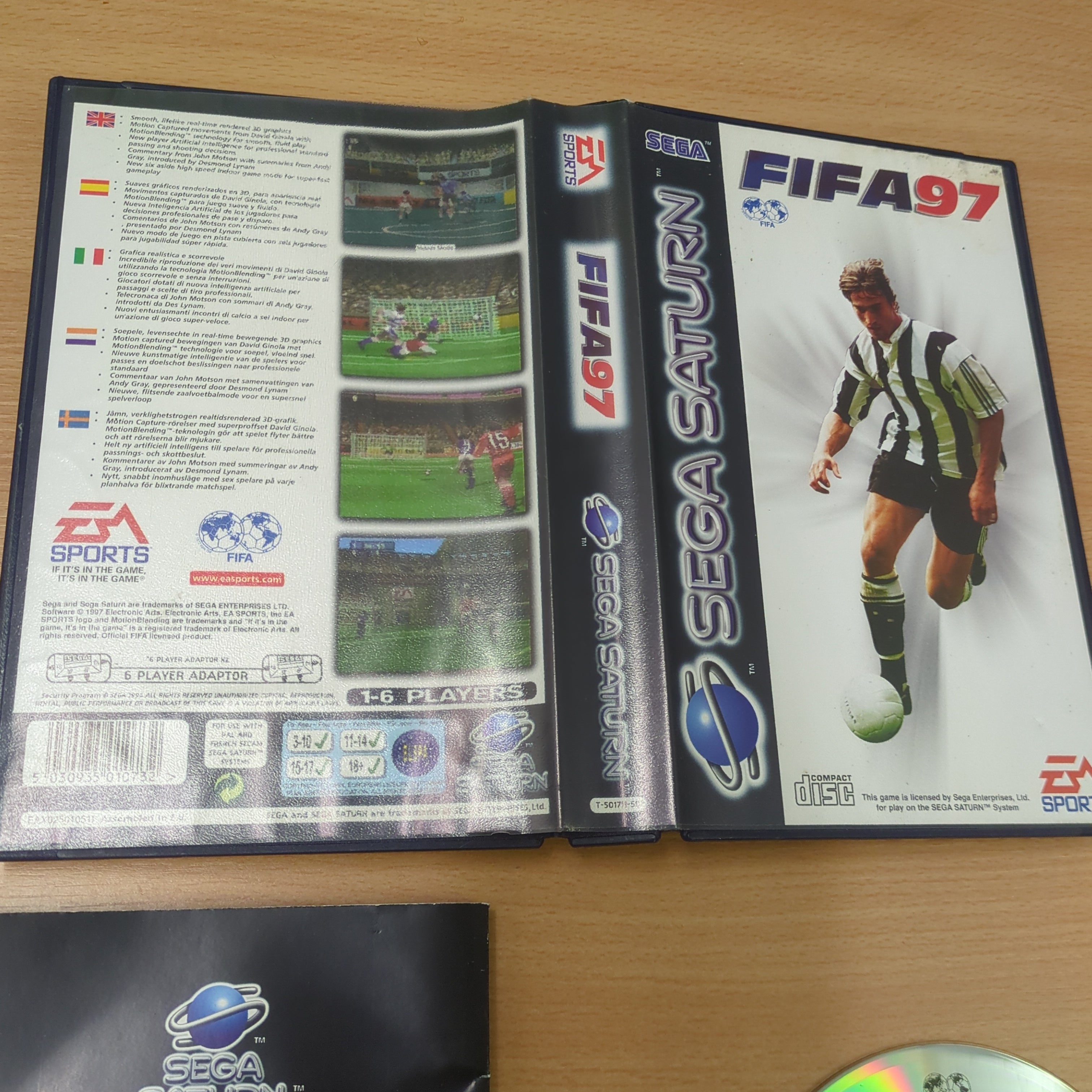 FIFA 97 Sega Saturn game