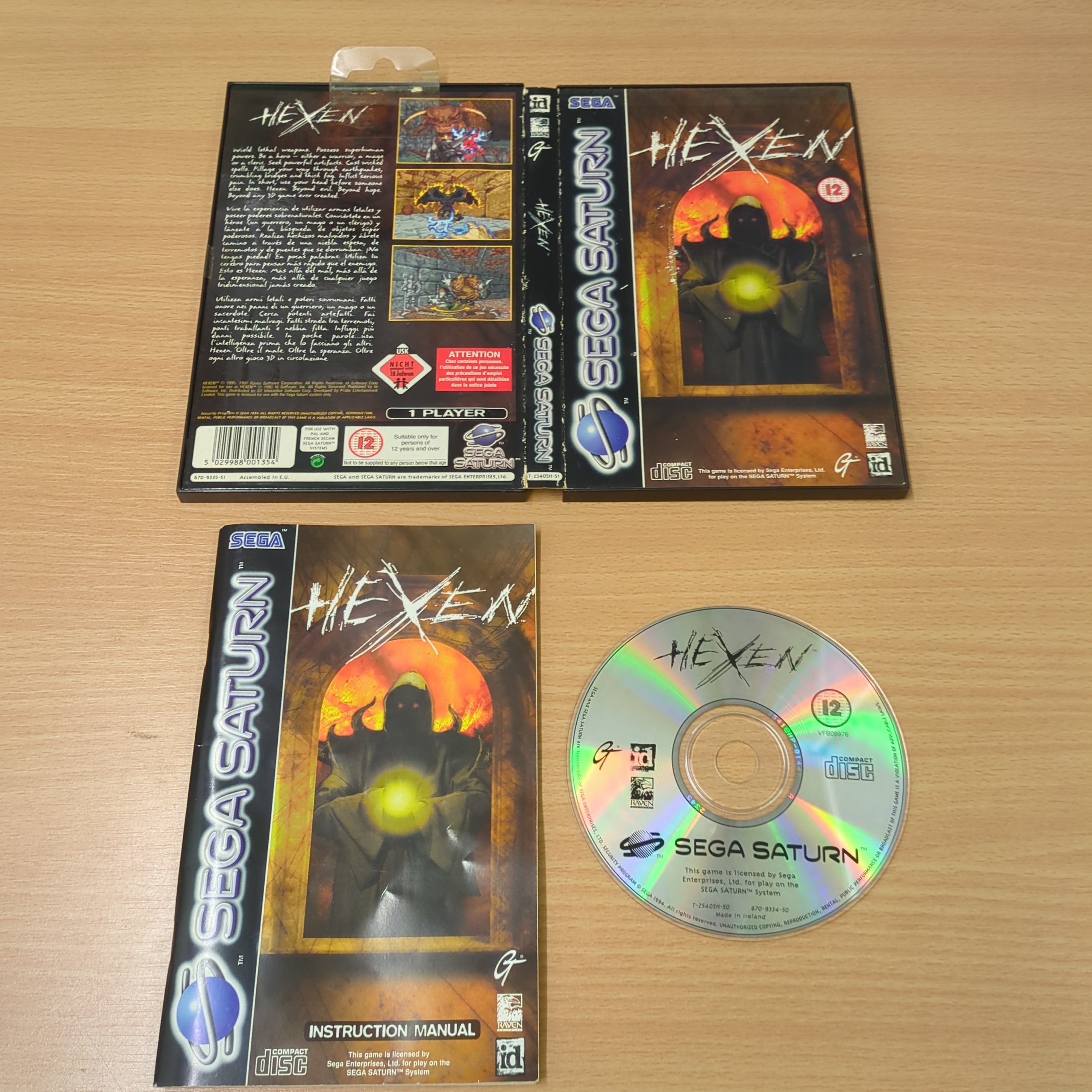 Hexen Sega Saturn game