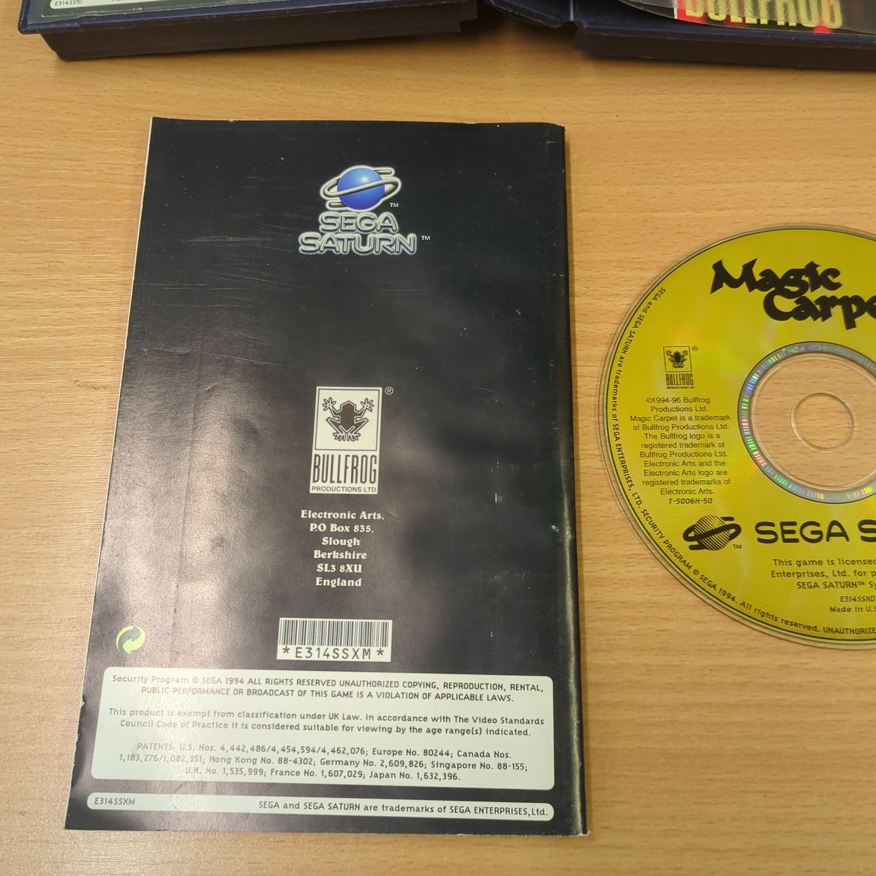Magic Carpet Sega Saturn game