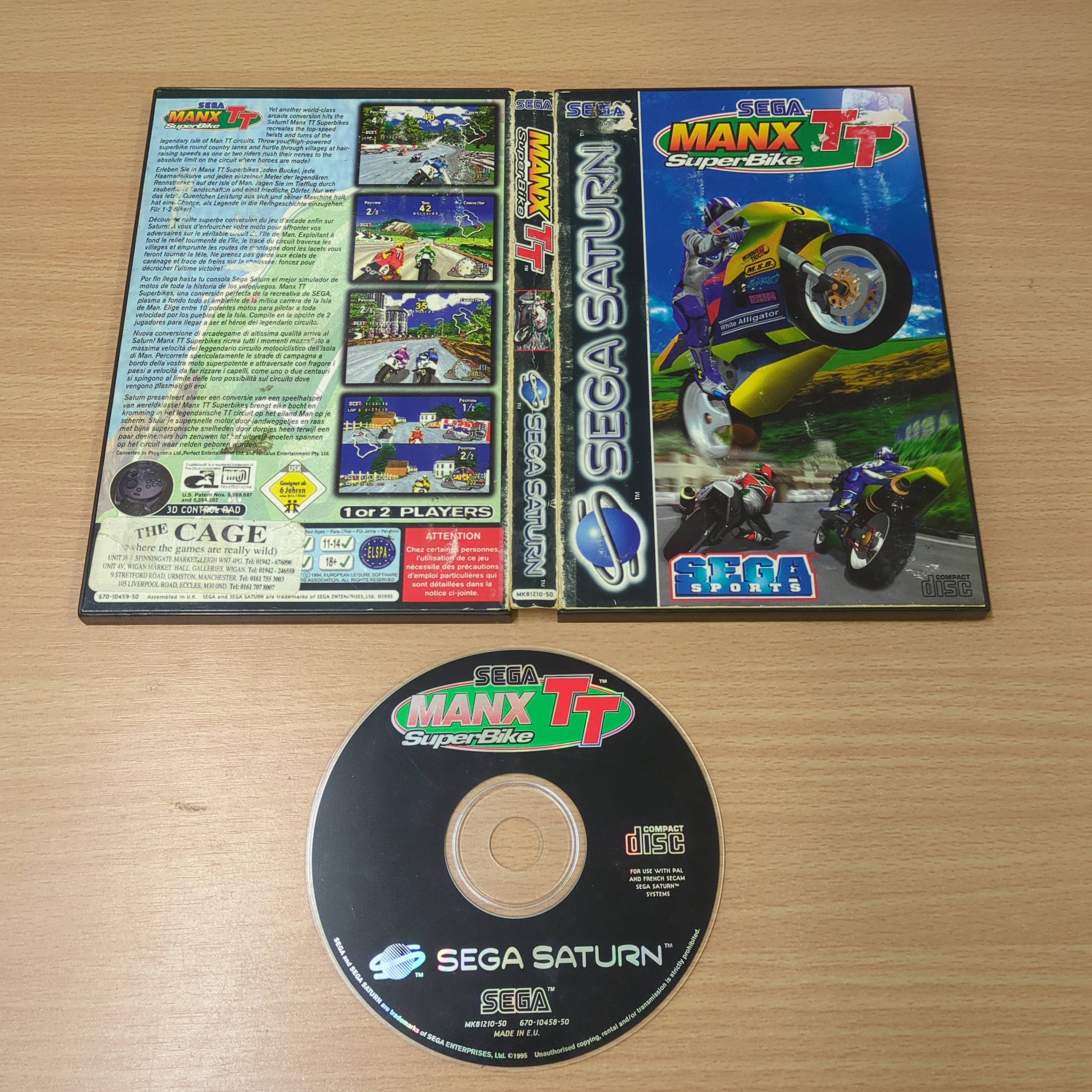 Manx TT Superbike Sega Saturn game