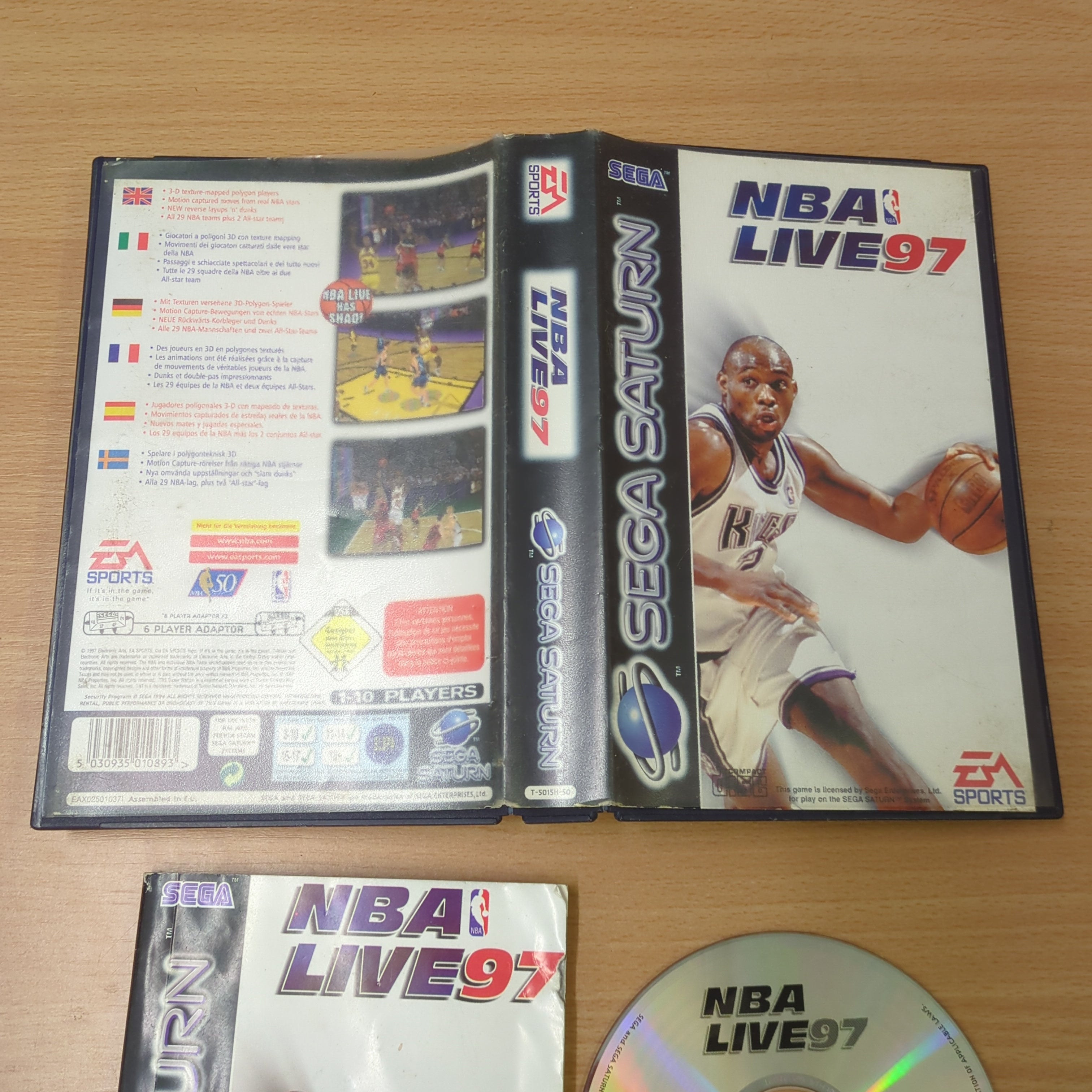 NBA Live 97 Sega Saturn game