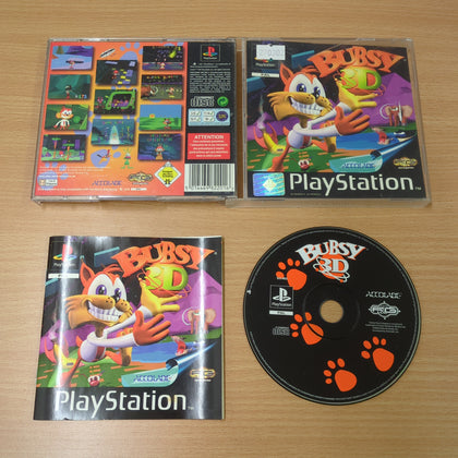 Bubsy 3D Sony PS1 game