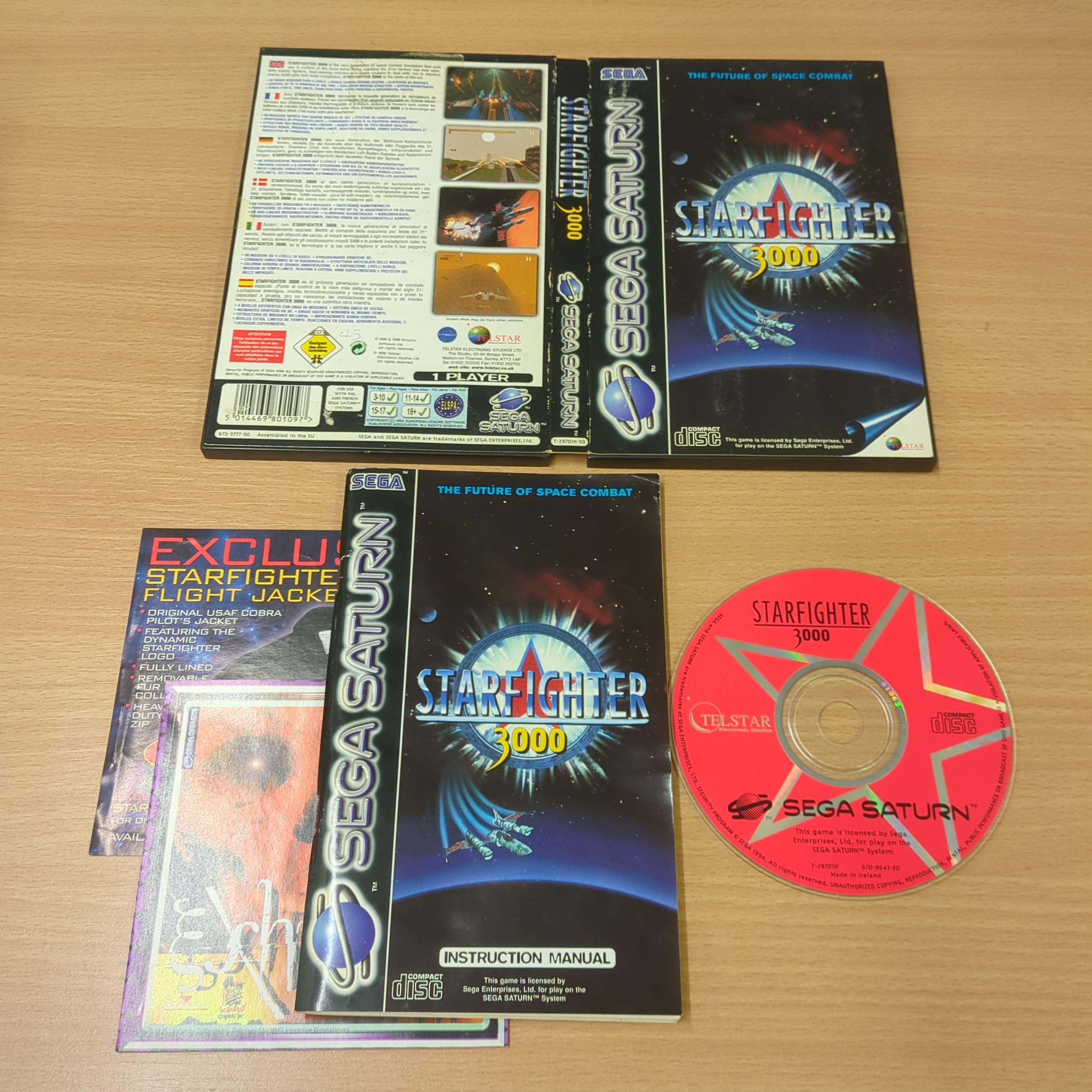 Starfighter 3000 Sega Saturn game