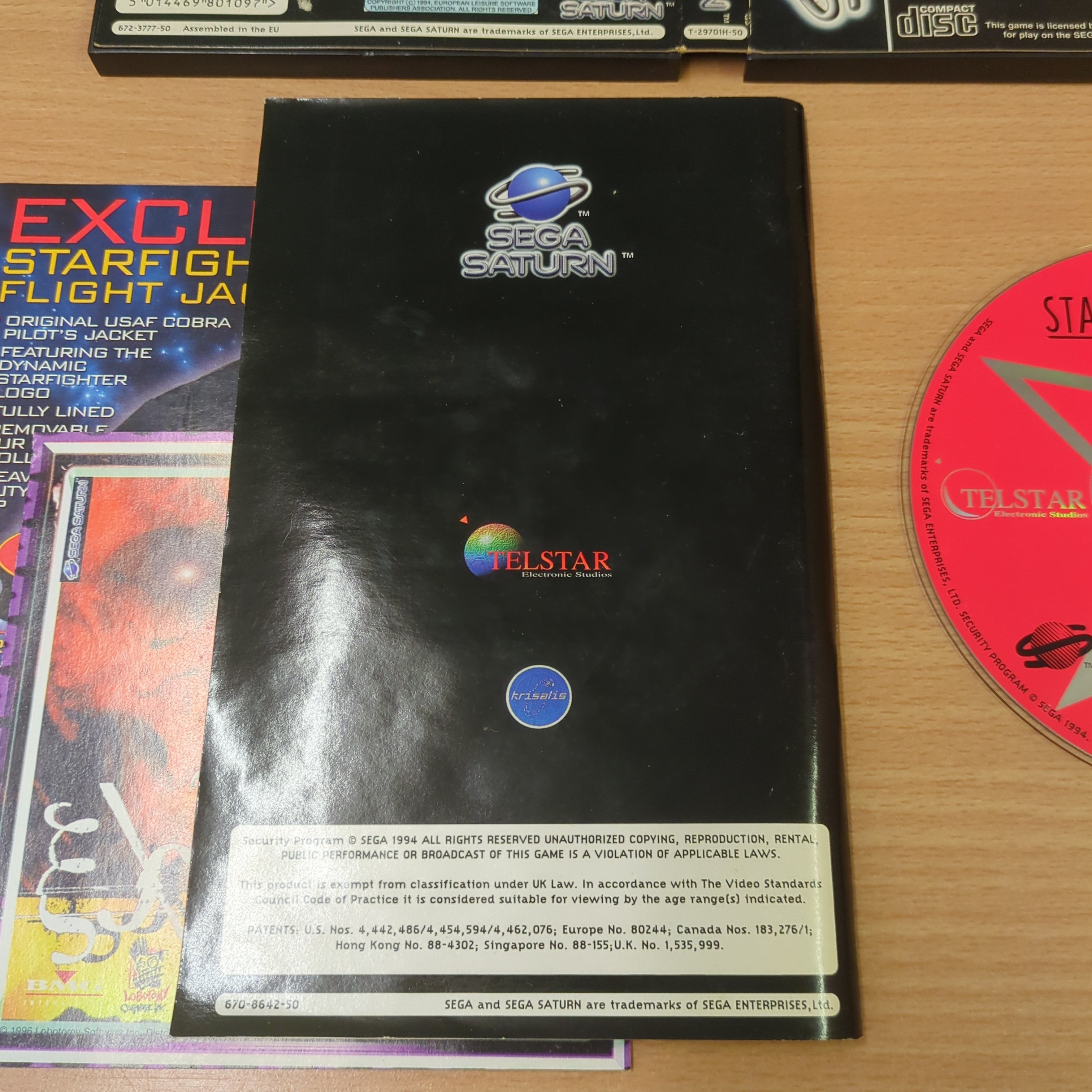 Starfighter 3000 Sega Saturn game