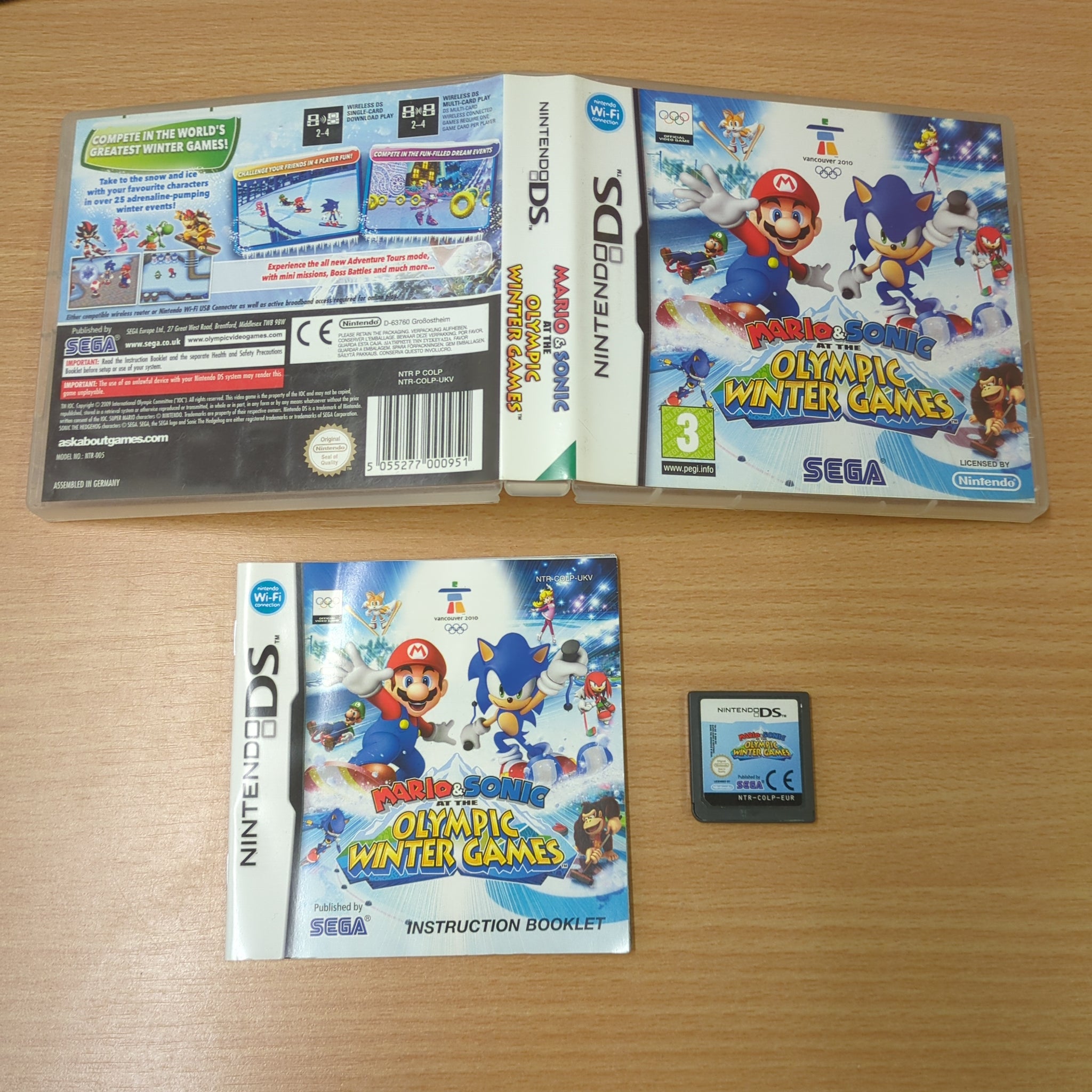 Mario Sonic At The Olympic Winter Games Nintendo DS game retro game store uk 8BitBeyond