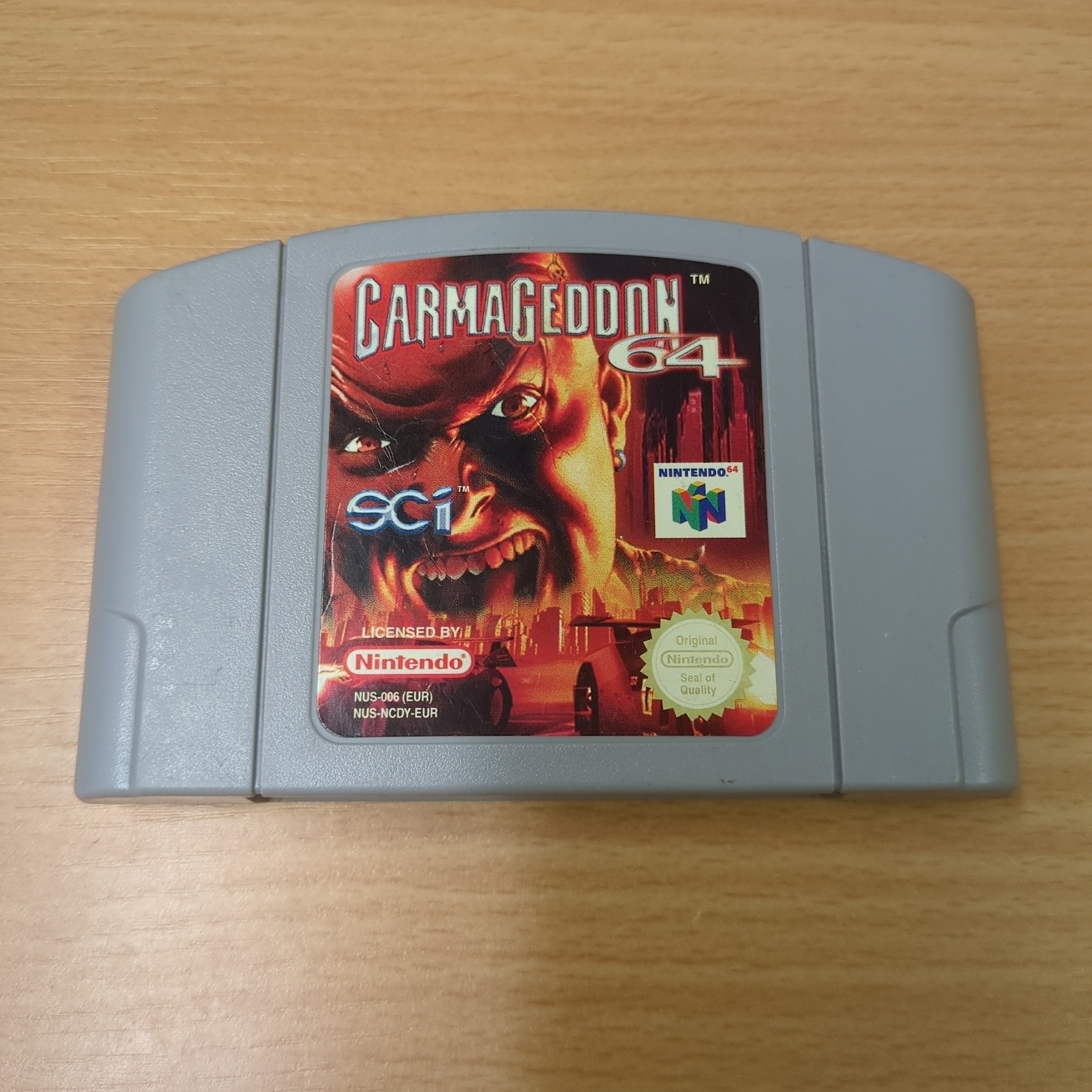 Carmageddon 64 Nintendo N64 game Cart Only