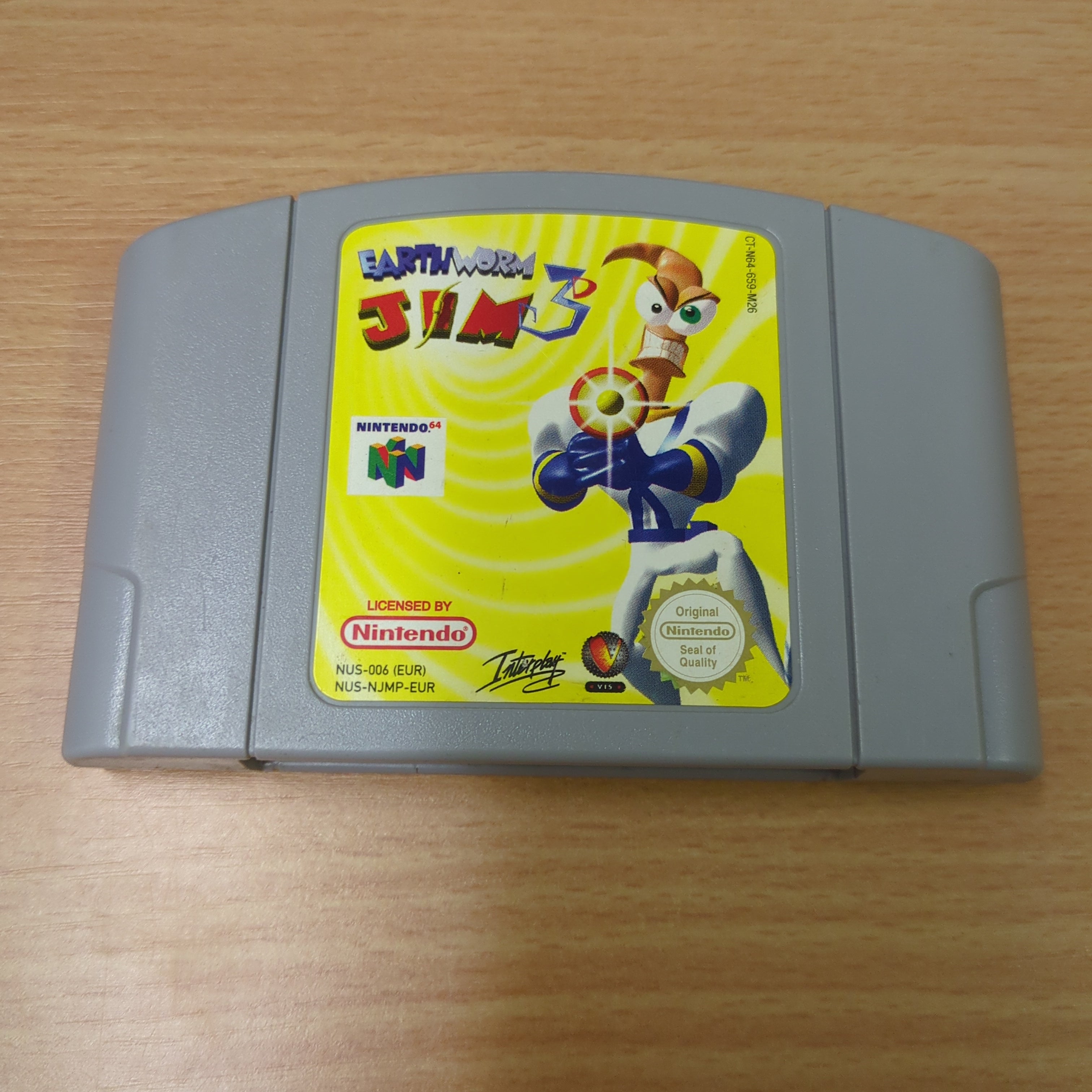Earthworm Jim 3D Nintendo N64 game Cart Only