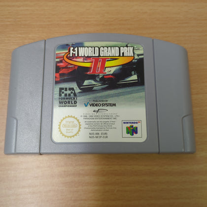 F-1 World Grand Prix II Nintendo N64 game Cart Only