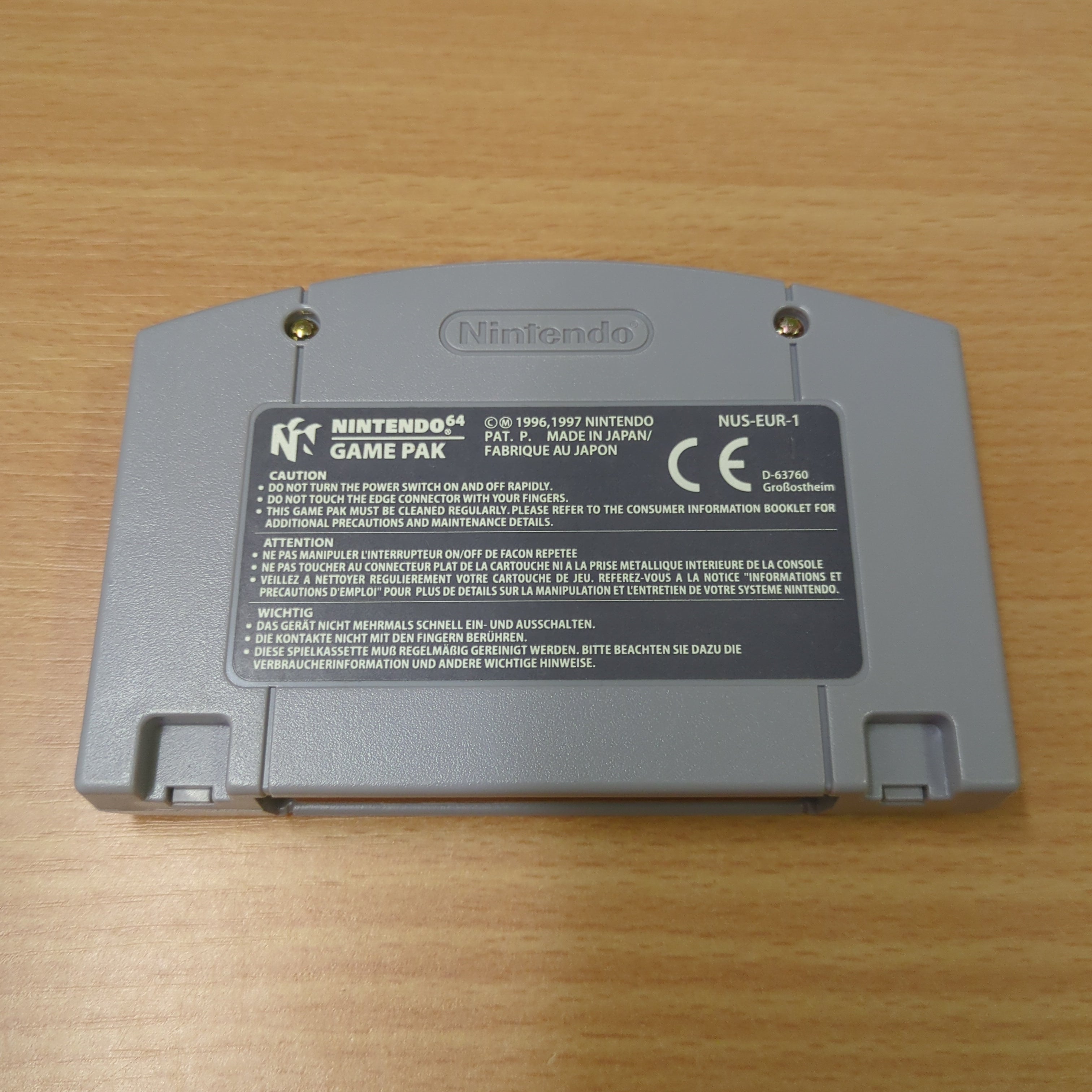 JetForce Gemini Nintendo N64 game Cart Only