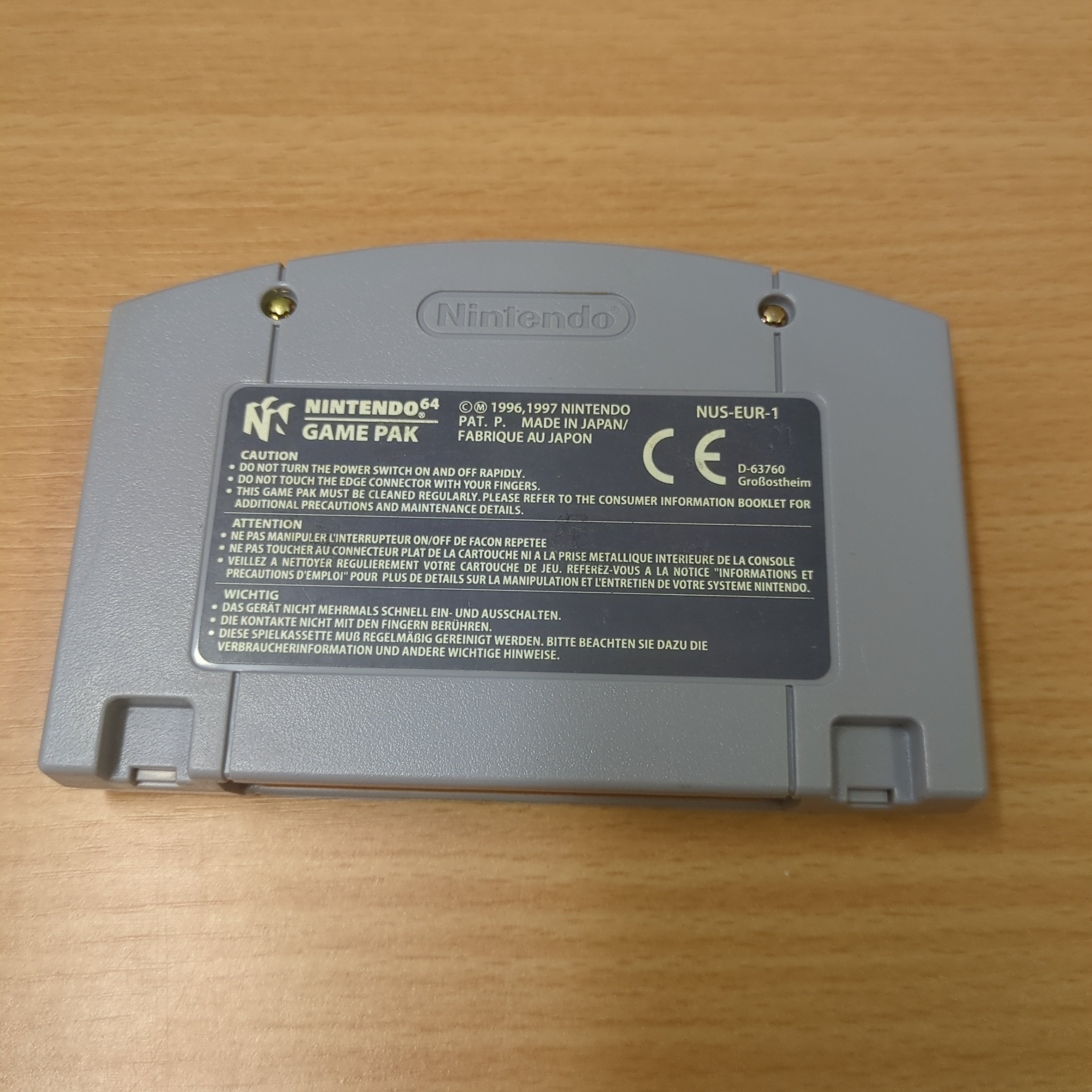 Knife Edge Nintendo N64 game Cart Only