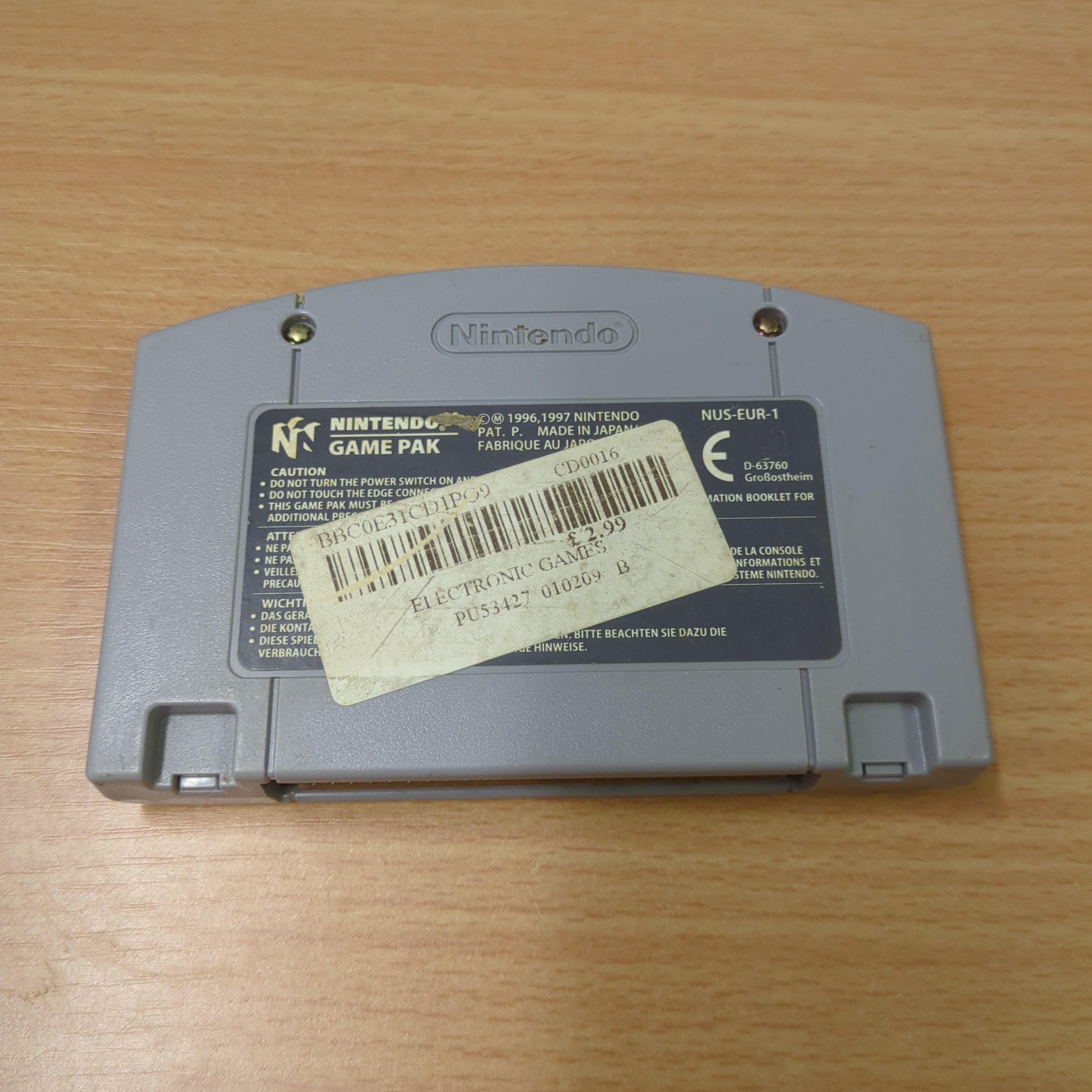 Off Road Challenge Nintendo N64 game Cart Only