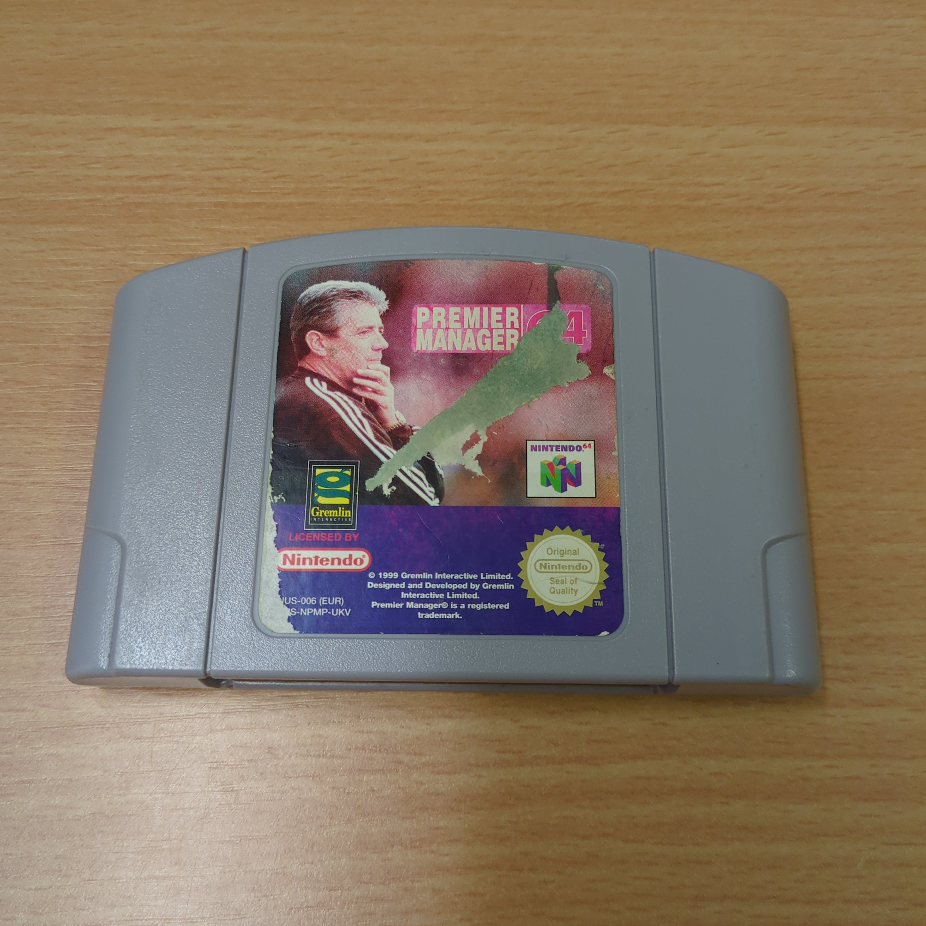 Premier Manager 64 Nintendo N64 game Cart Only