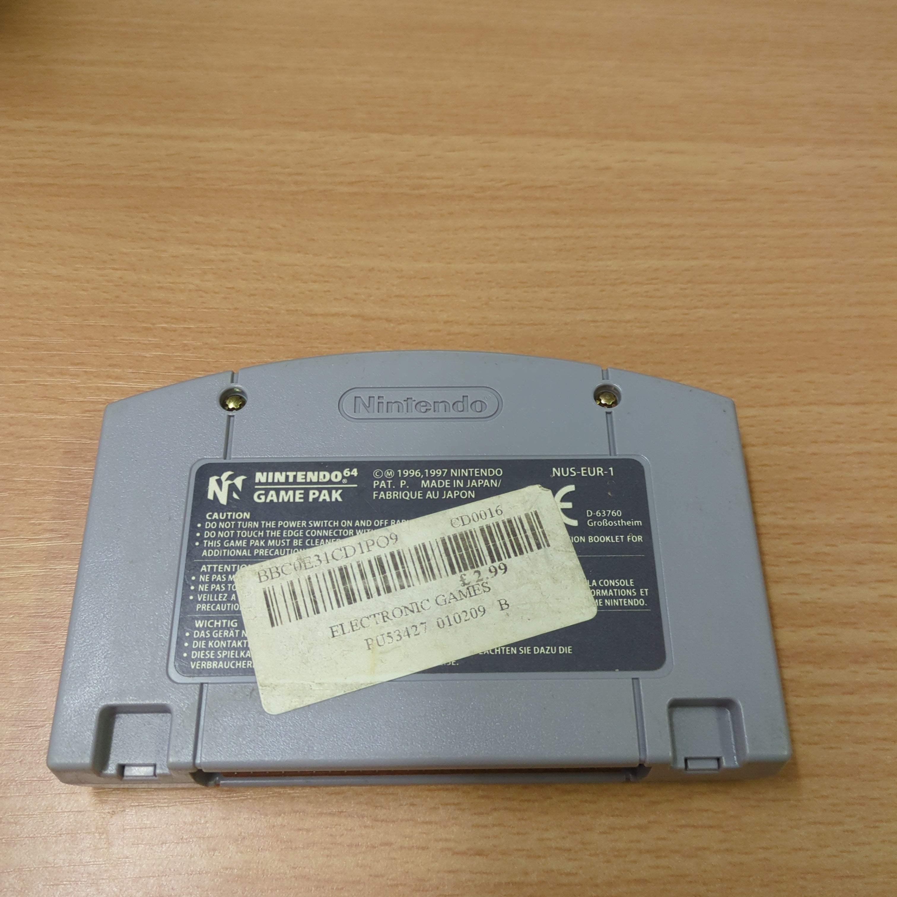 South Park Nintendo N64 game Cart Only