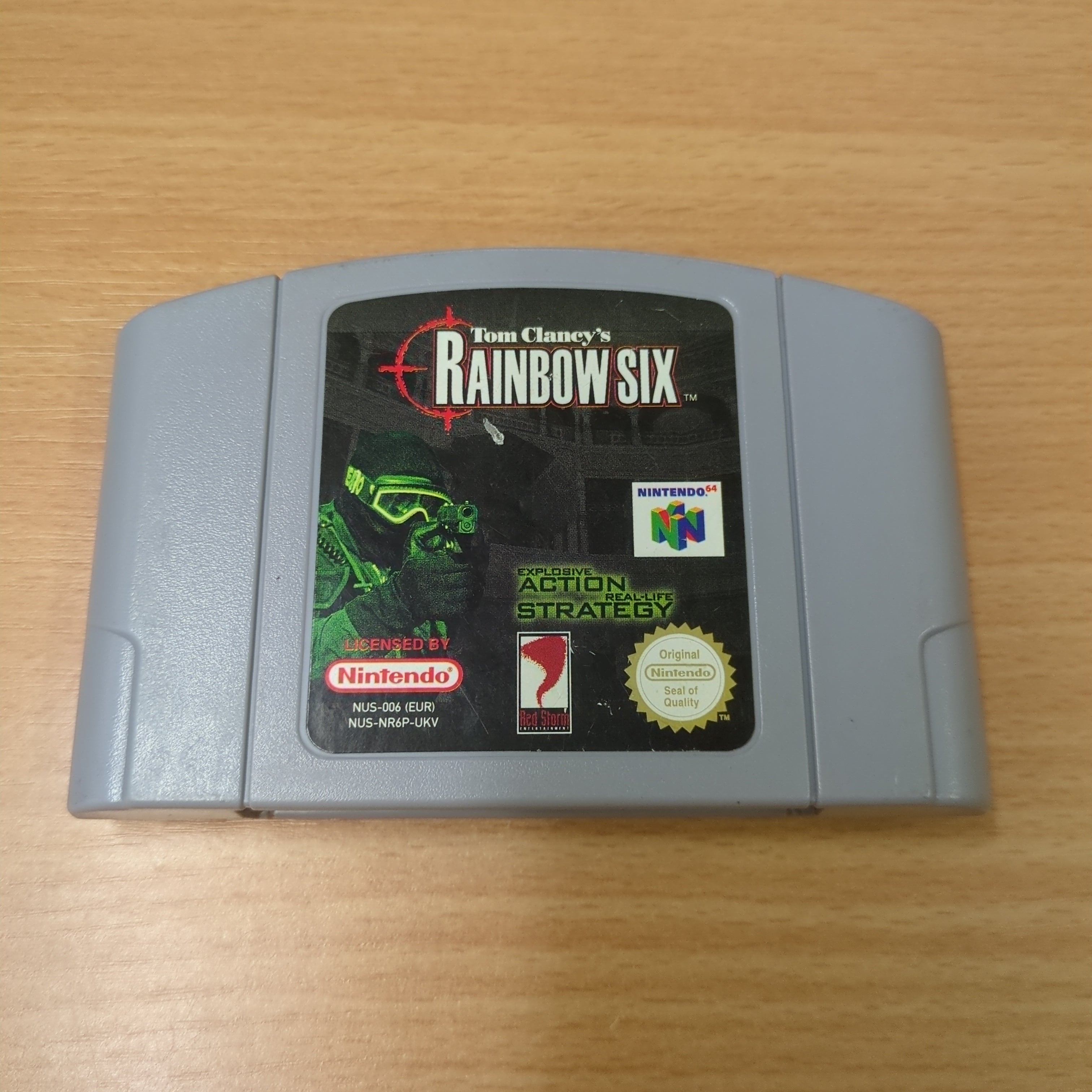 Tom Clancy's Rainbow Six Nintendo N64 game Cart Only
