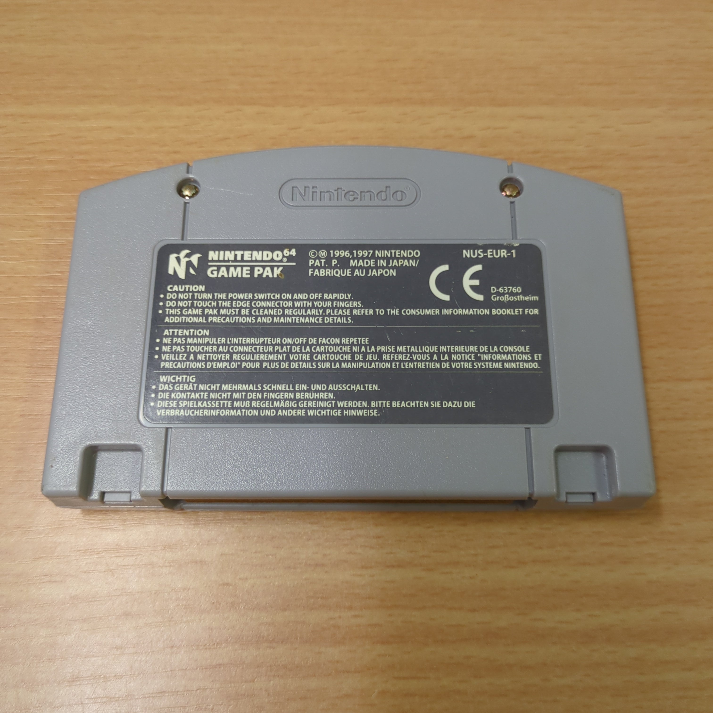 Tom Clancy's Rainbow Six Nintendo N64 game Cart Only