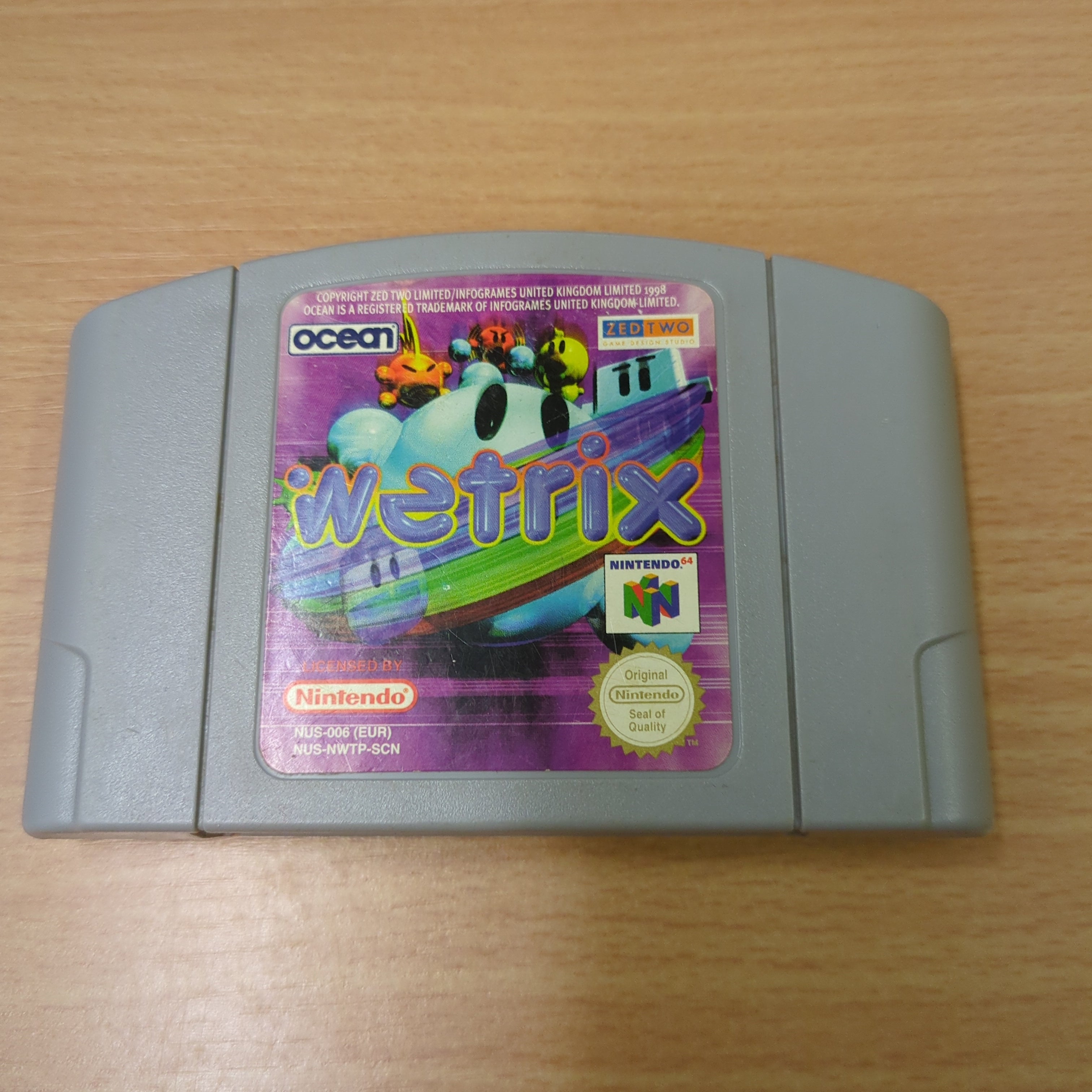 Wetrix Nintendo N64 game Cart Only