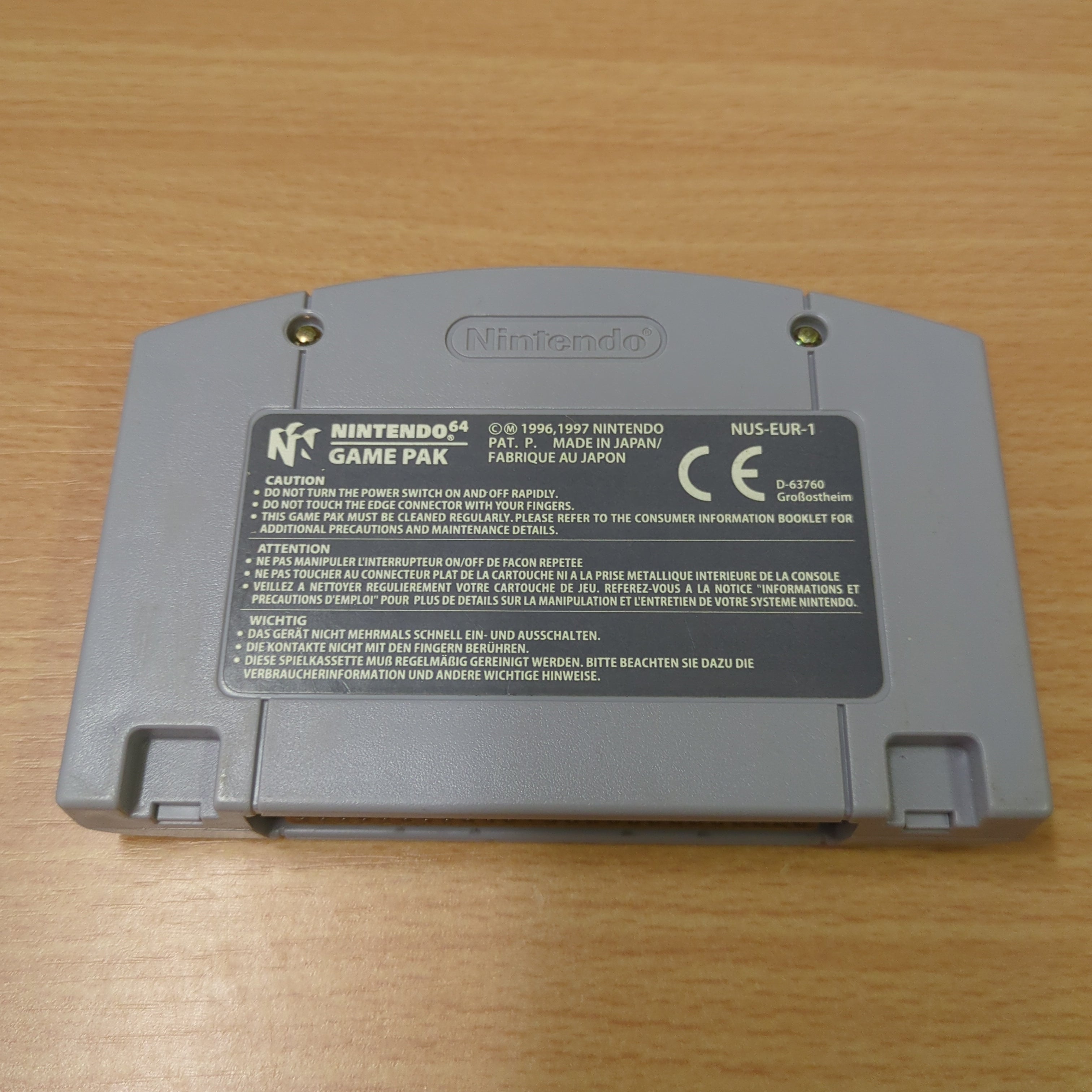 WWF No Mercy Nintendo N64 game