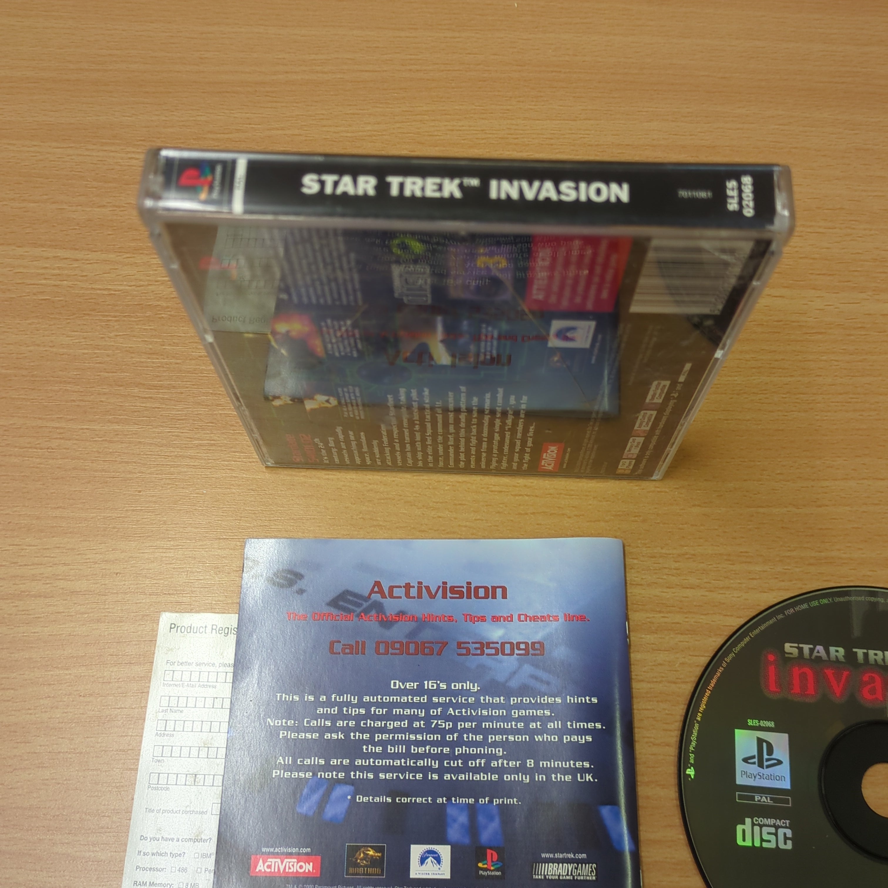 Star Trek Invasion Sony PS1 game