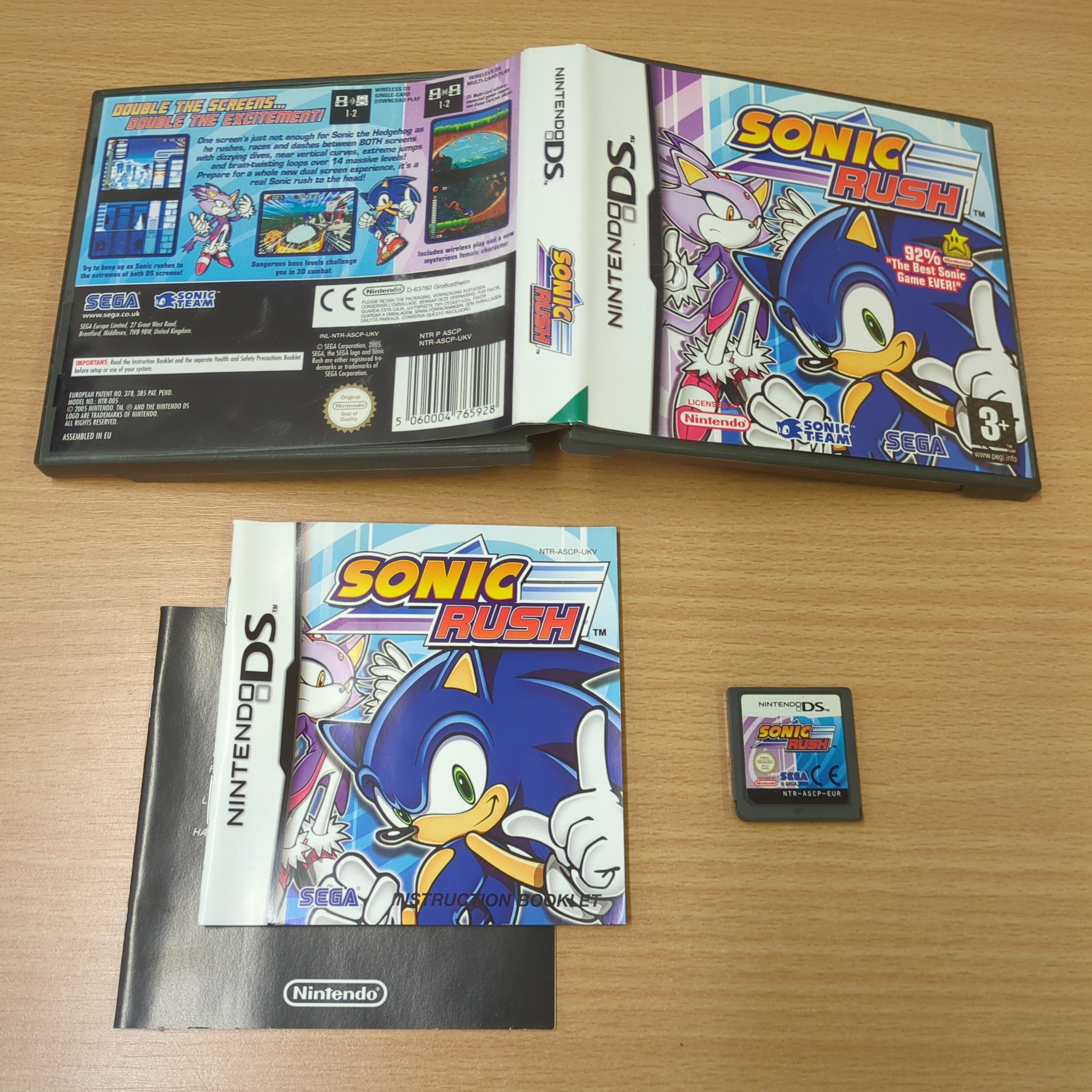 Sonic Rush Nintendo DS game