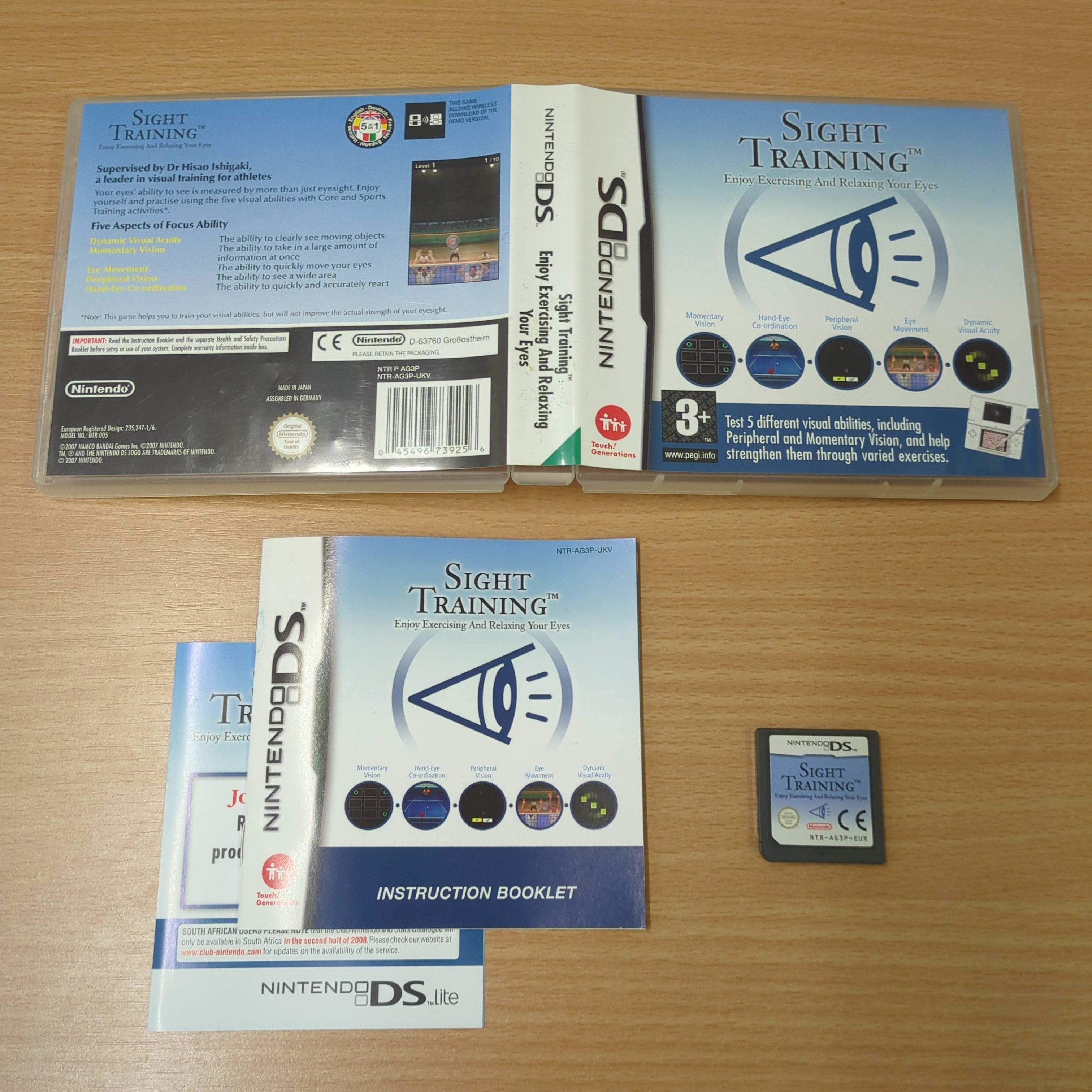 Sight Training: Enjoy Exercising And Relaxing Your Eyes Nintendo DS game