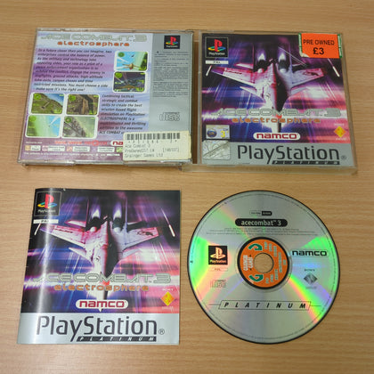 Ace Combat 3 Platinum Sony PS1 game