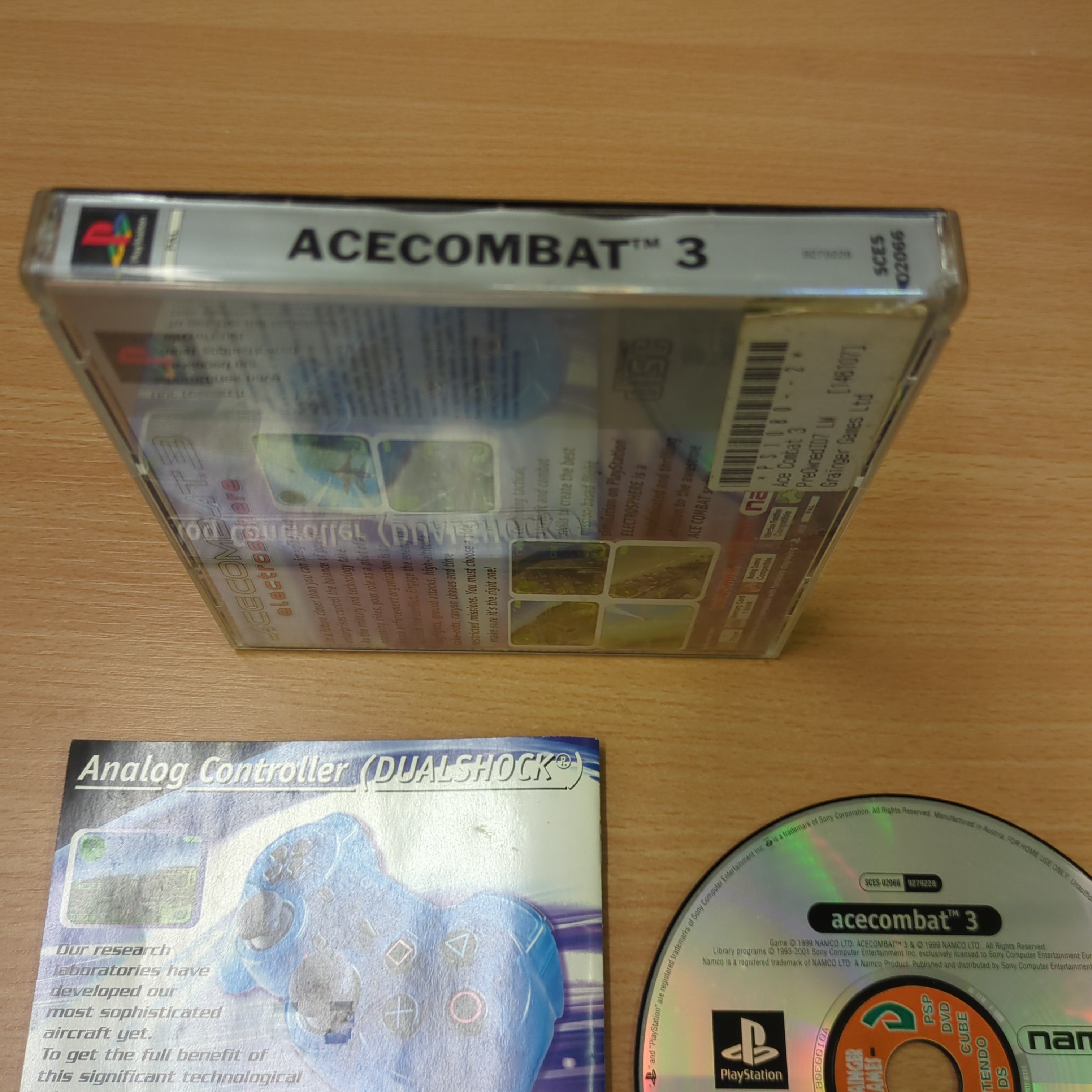 Ace Combat 3 Platinum Sony PS1 game