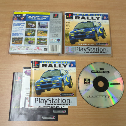 Colin McRae Rally Platinum Sony PS1 game
