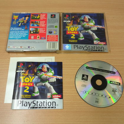 Disney Pixar's Toy Story 2: Buzz Lightyear To The Rescue Platinum Sony PS1 game