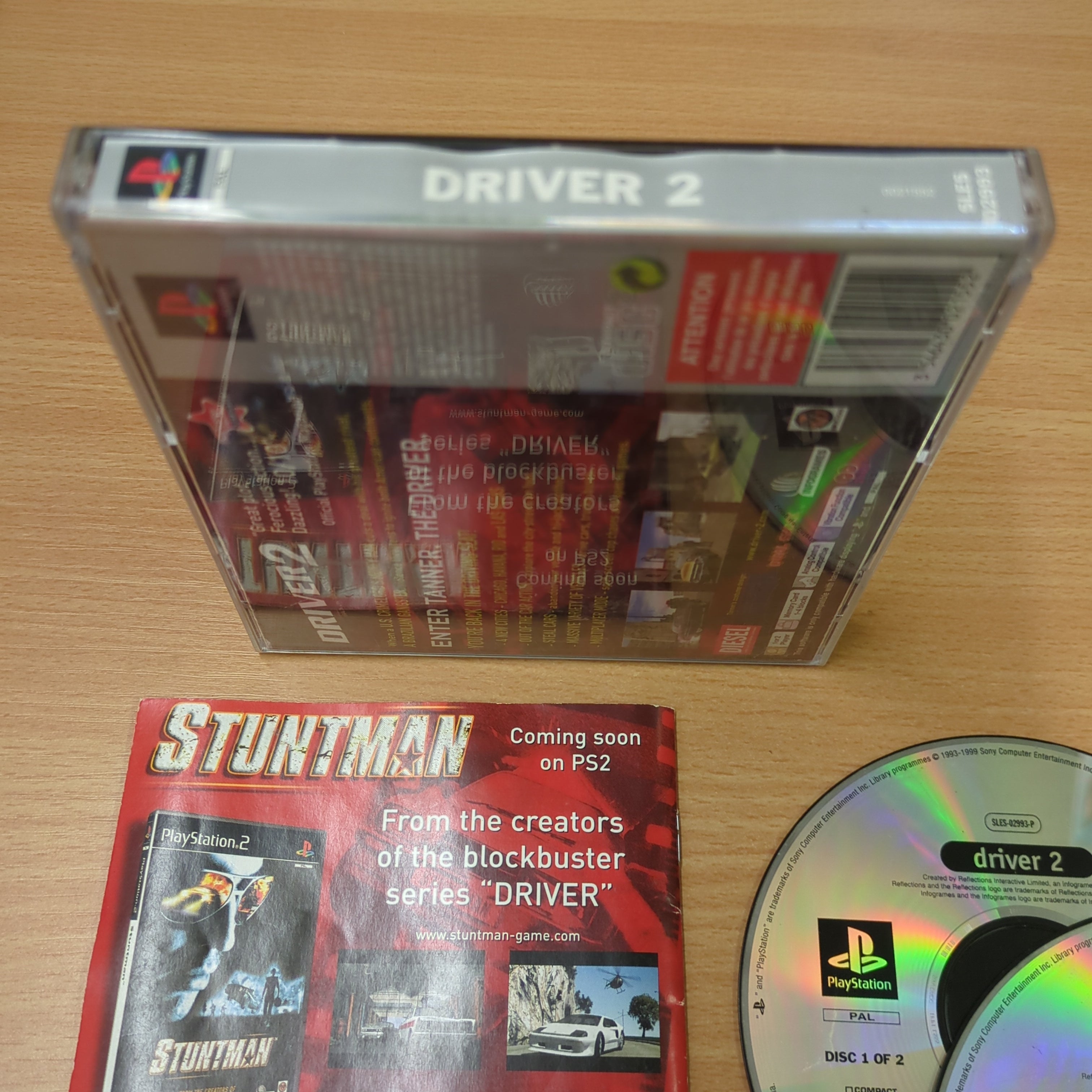 Driver 2: Back On The Streets Platinum Sony PS1 game